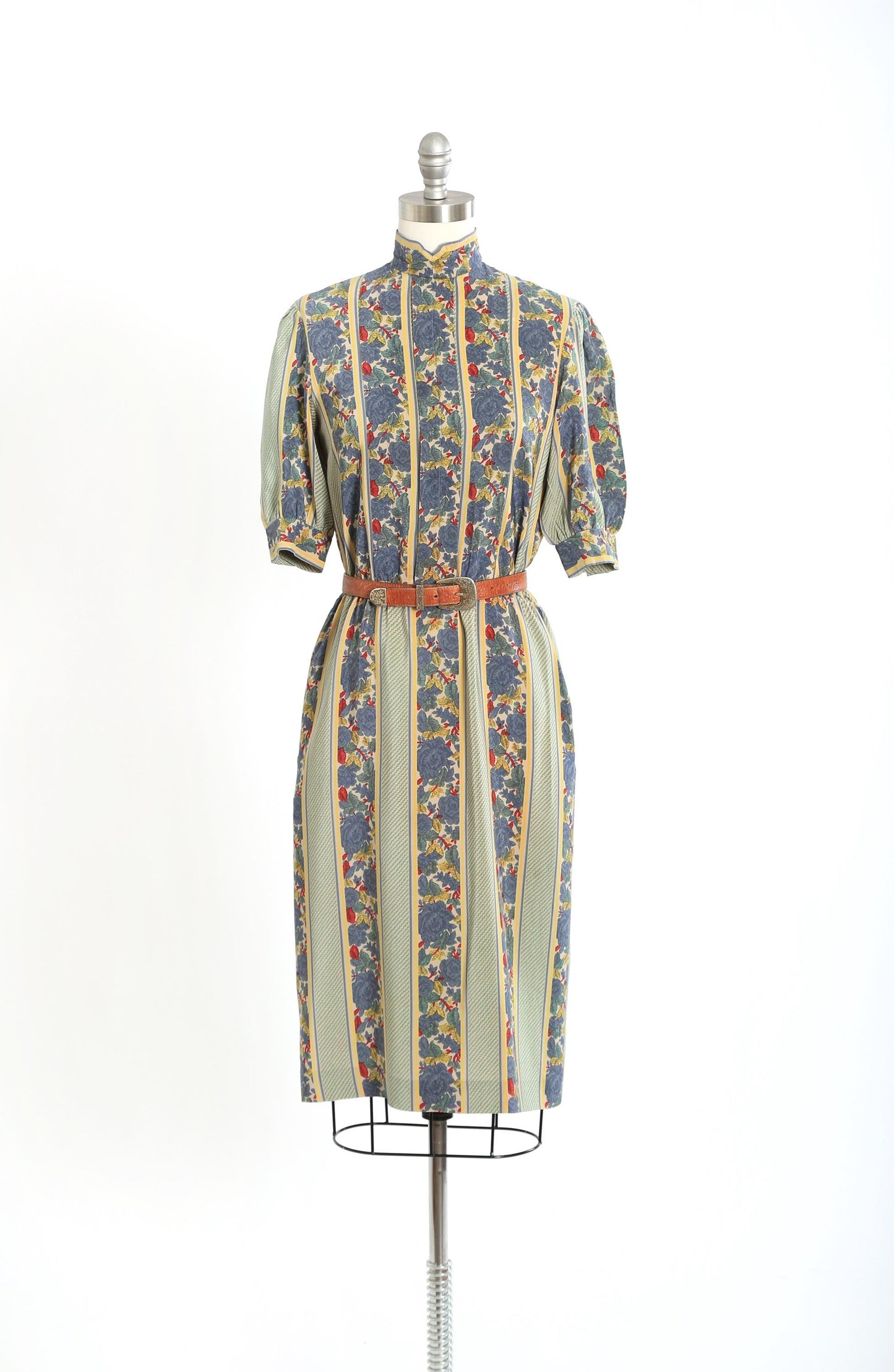 ALBERT NIPON Nipon boutique floral silk dress