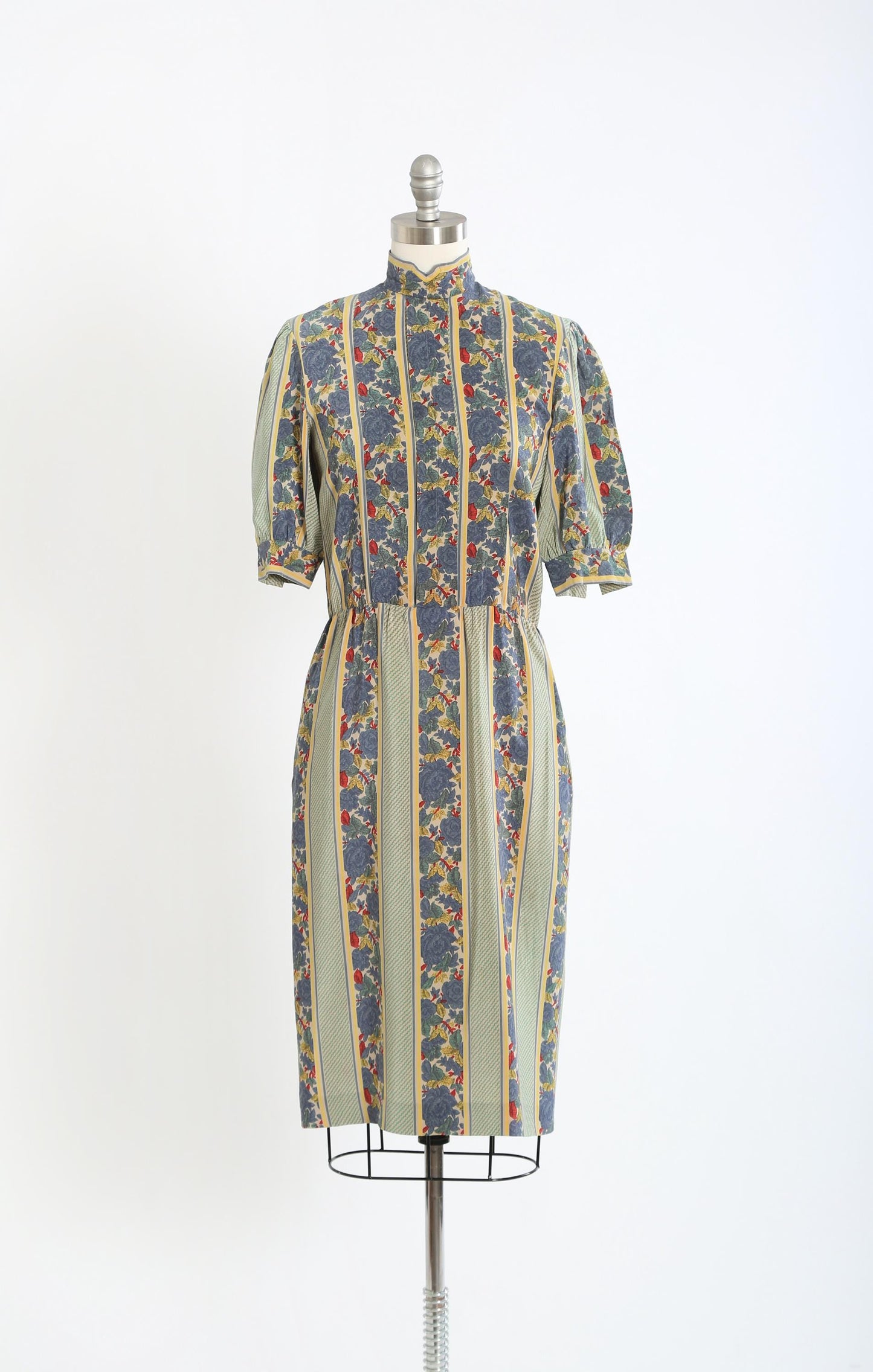 ALBERT NIPON Nipon boutique floral silk dress