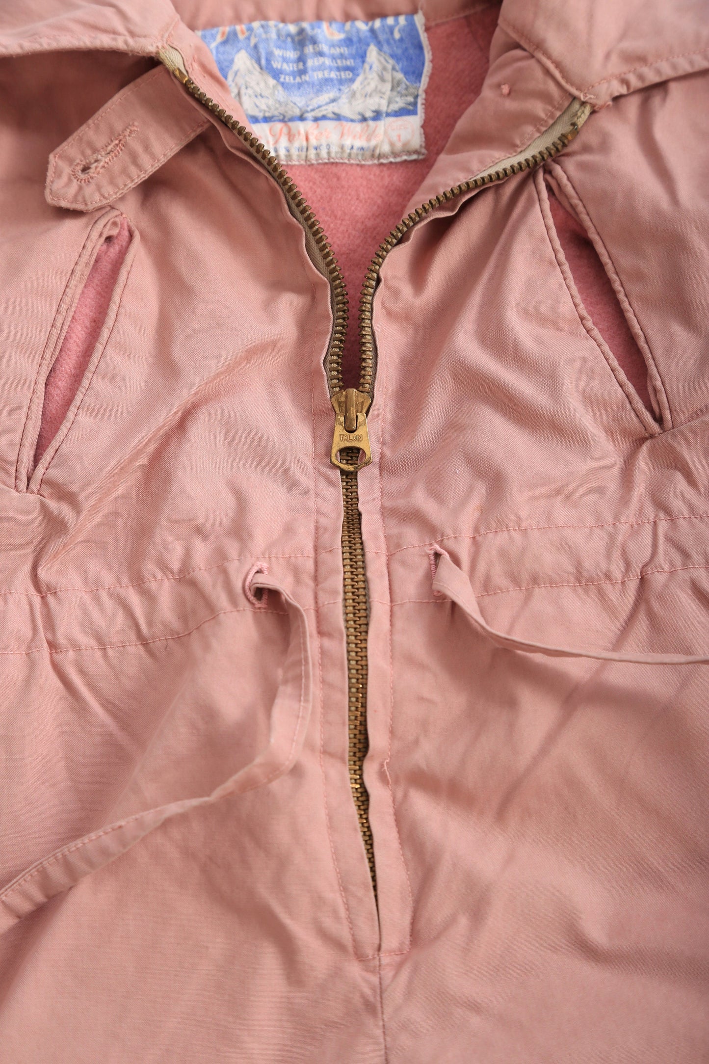 Vintage 50s baby snowsuit | 1950s toddler pink wool snowsuit jumpsuit