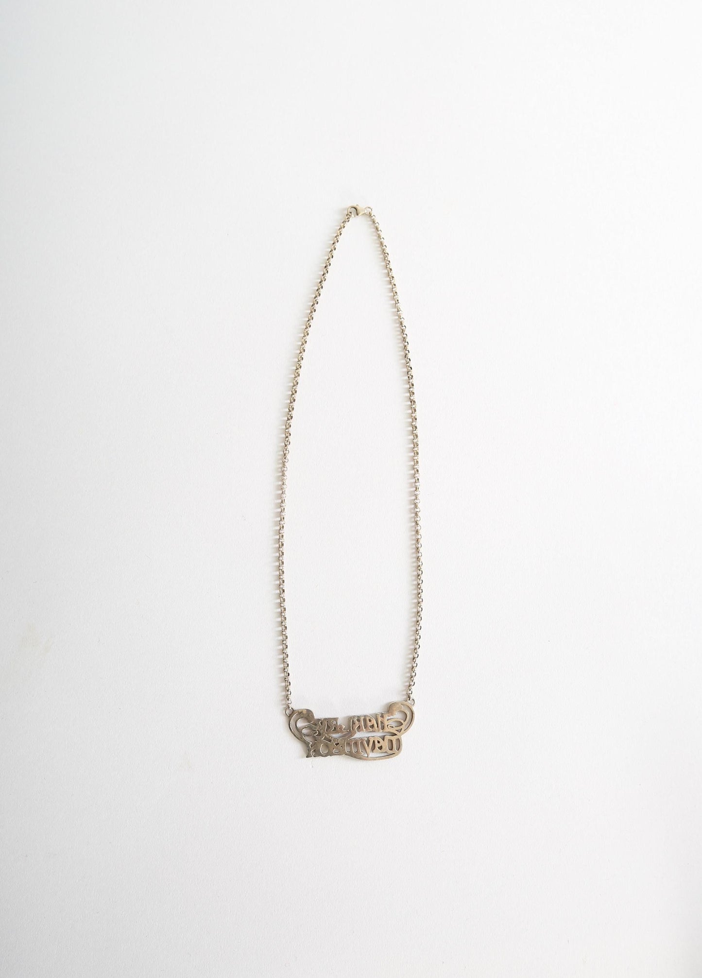 Harley Davidson Sterling Silver Rolo chain necklace