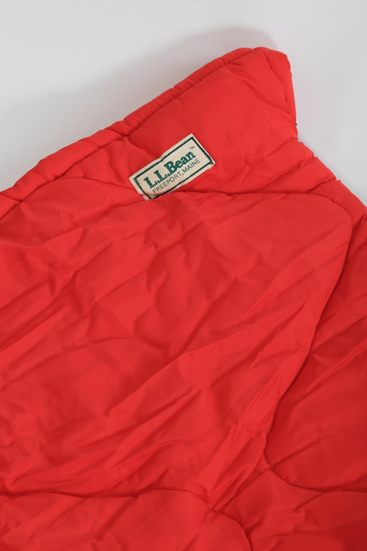 Vintage L.L. bean Red + Black Polar sleeping bag