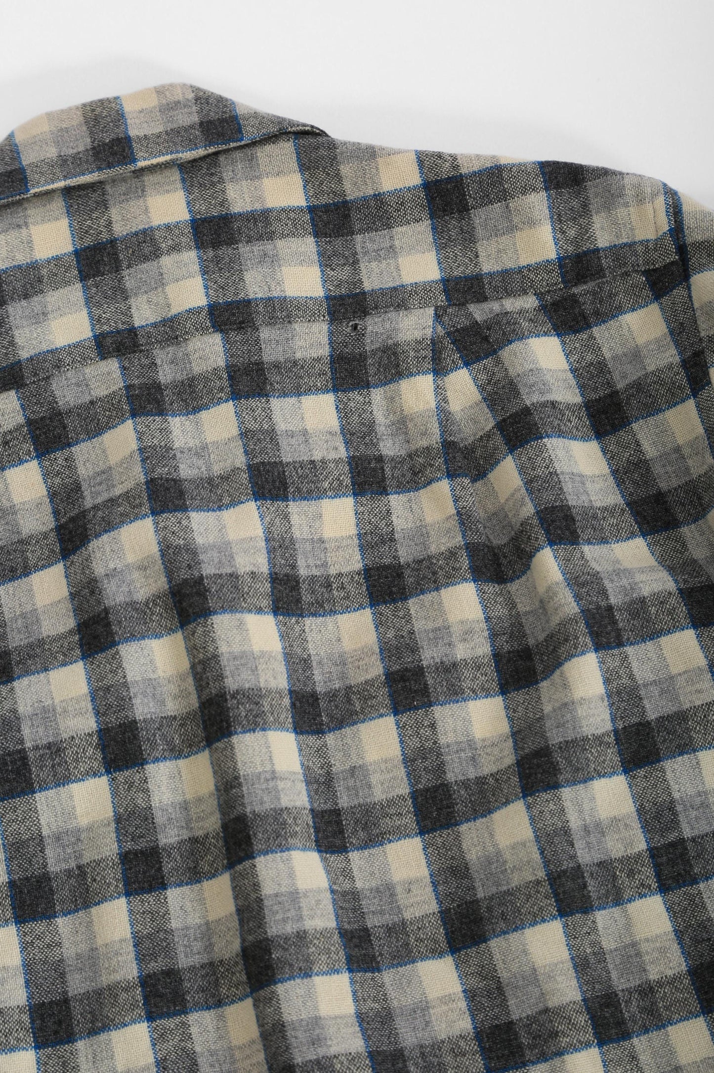 50s Pendleton | Vintage 1950s plaid gray + blue Pendleton Wool Shirt