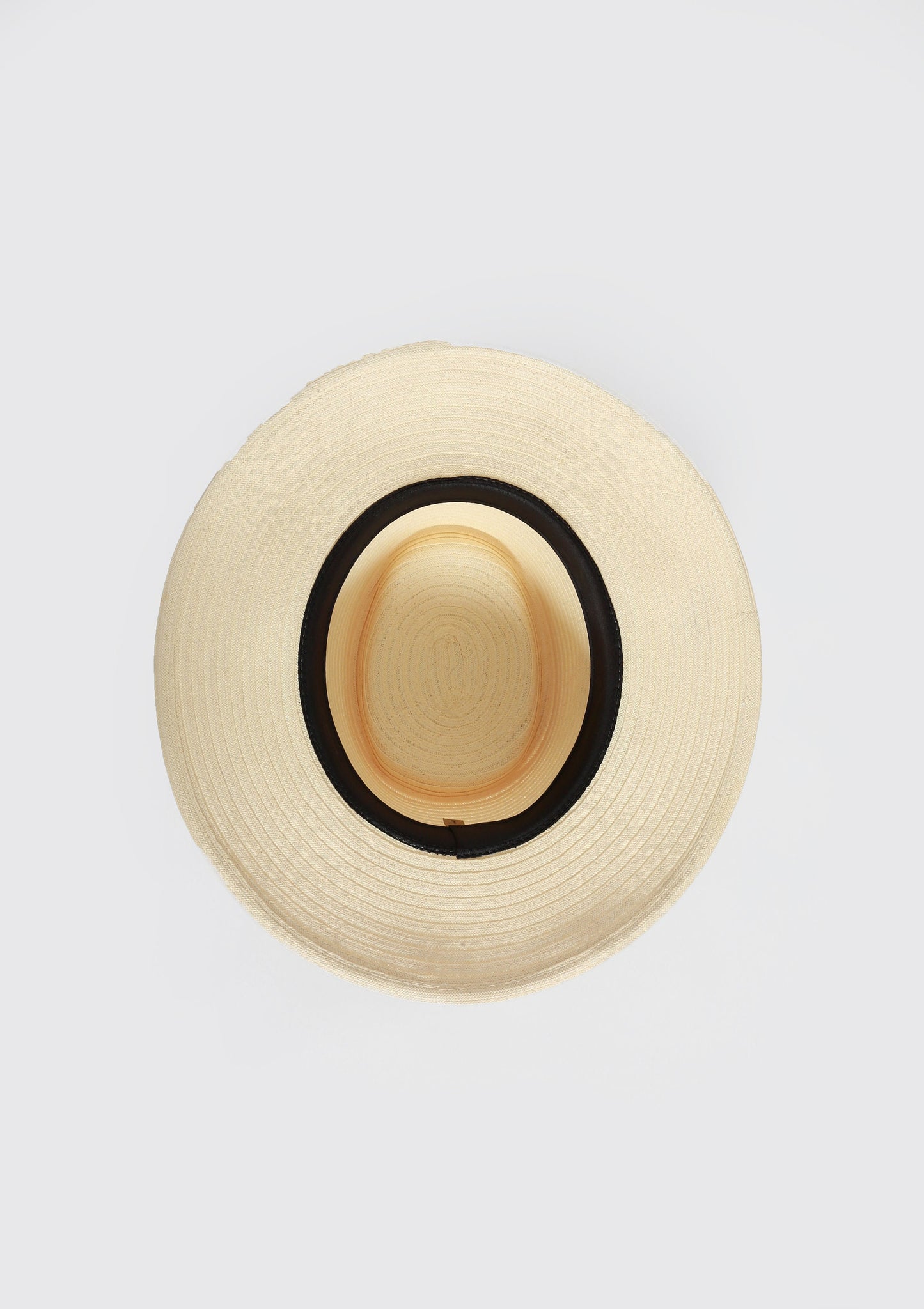Vintage straw Panama hat | straw telescope hat