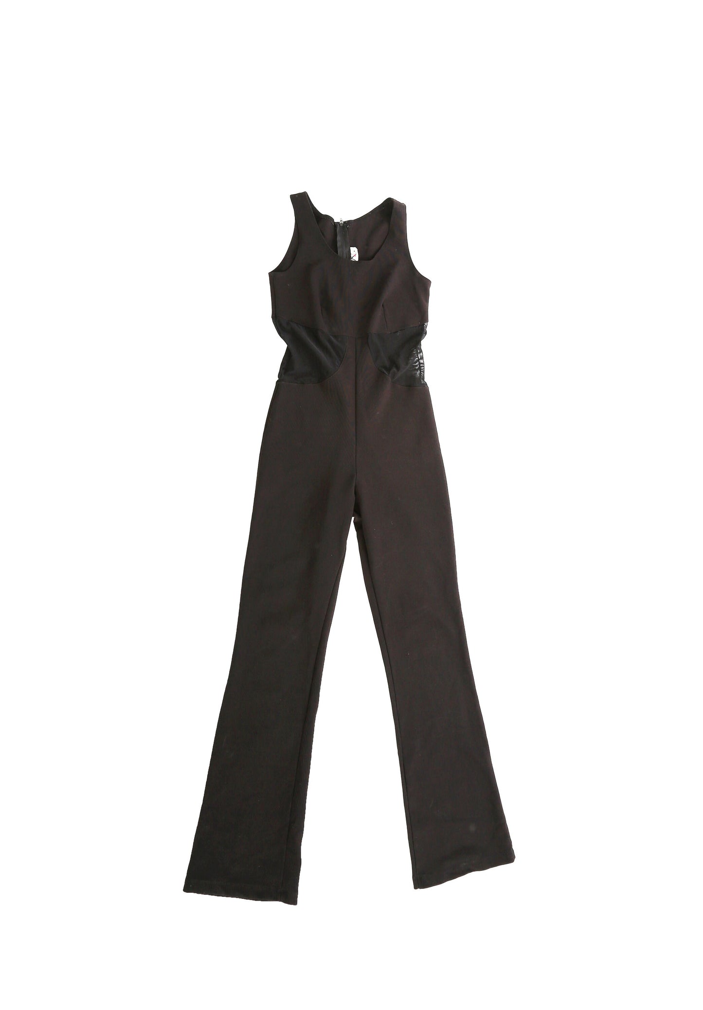 Vintage 90s black sexy cutout stretch jumpsuit