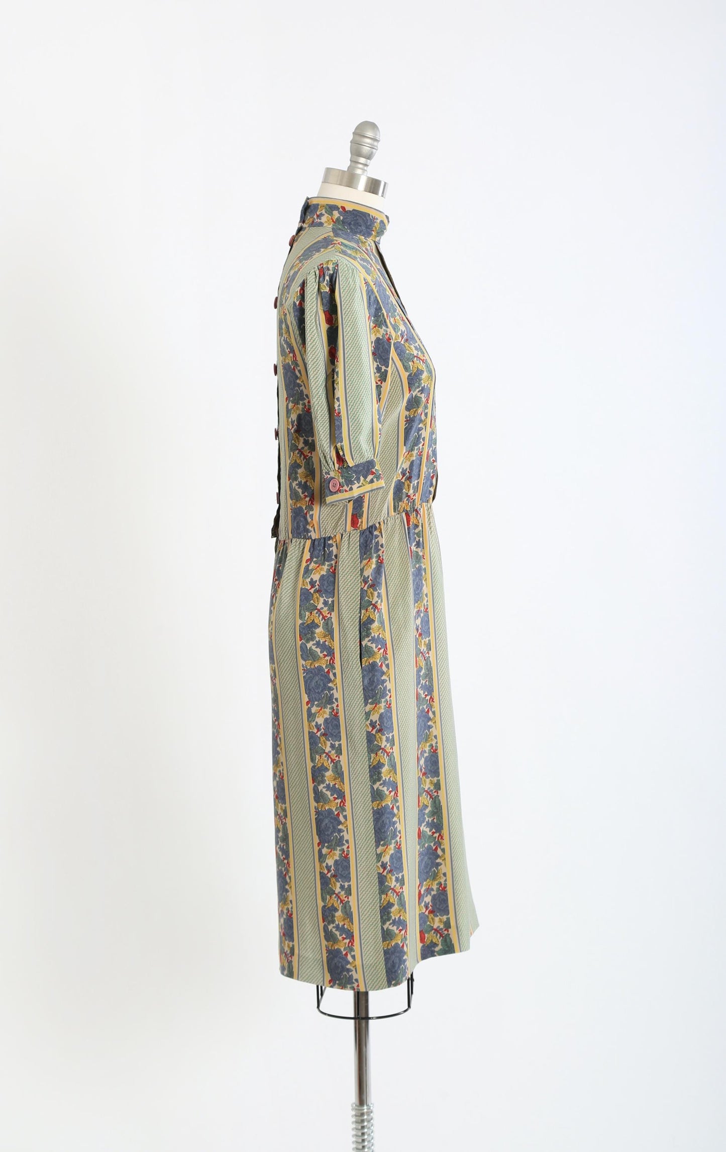 ALBERT NIPON Nipon boutique floral silk dress