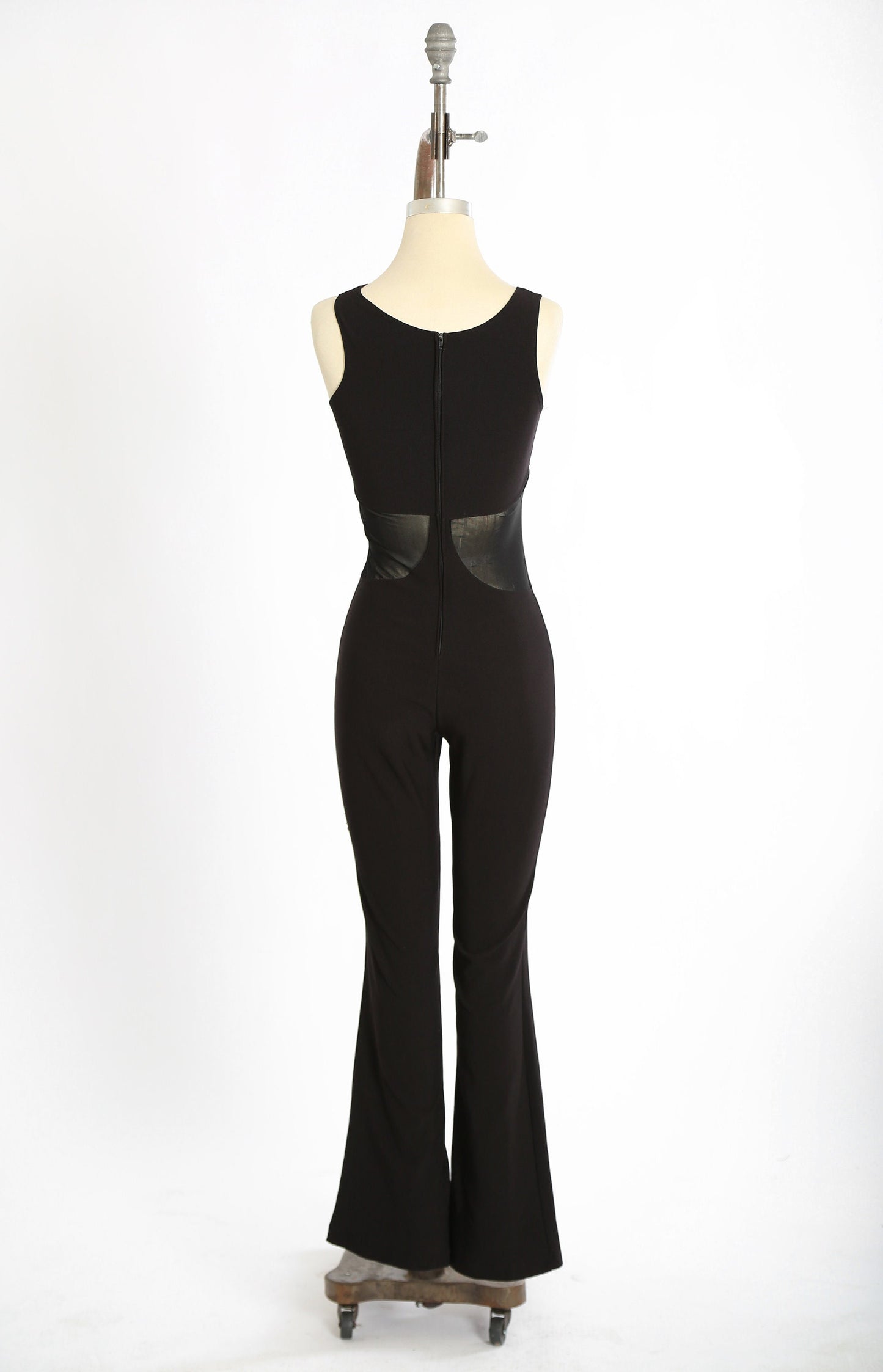 Vintage 90s black sexy cutout stretch jumpsuit