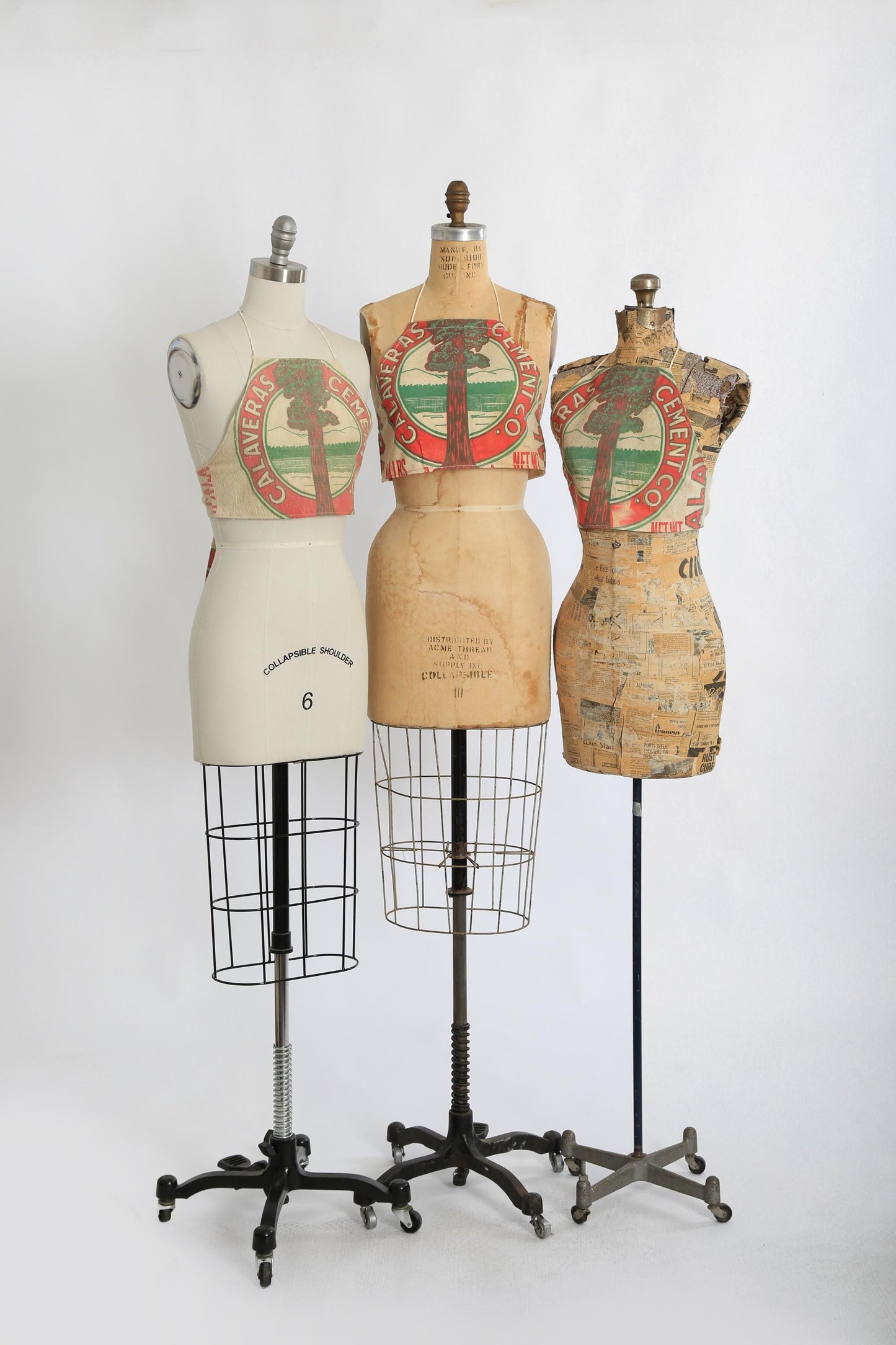 Vintage Hand made "Feedsack" halter top | Vintage 1940s halter top