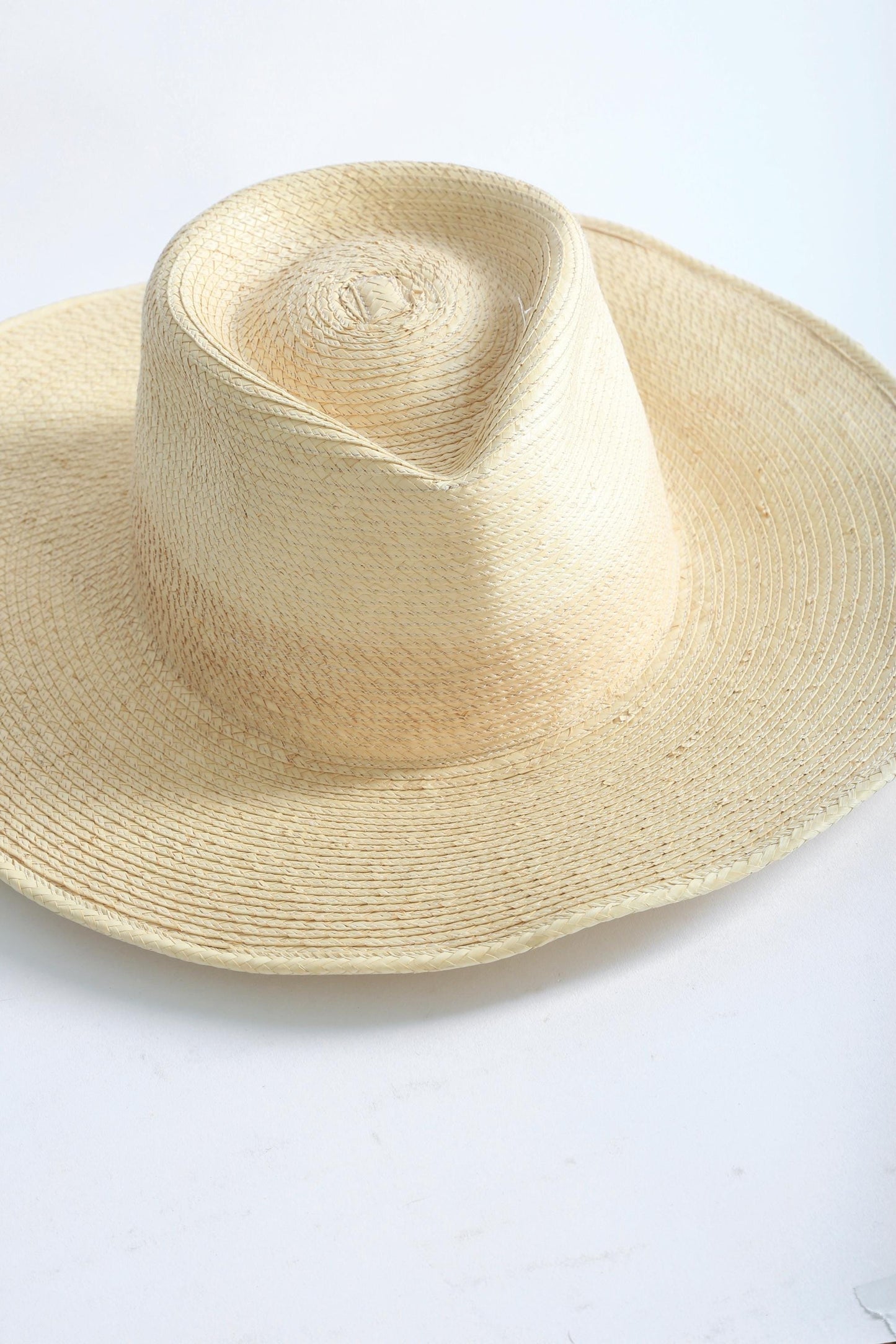 Vintage Sun Body palm leaf Ranch hat 7 3/4