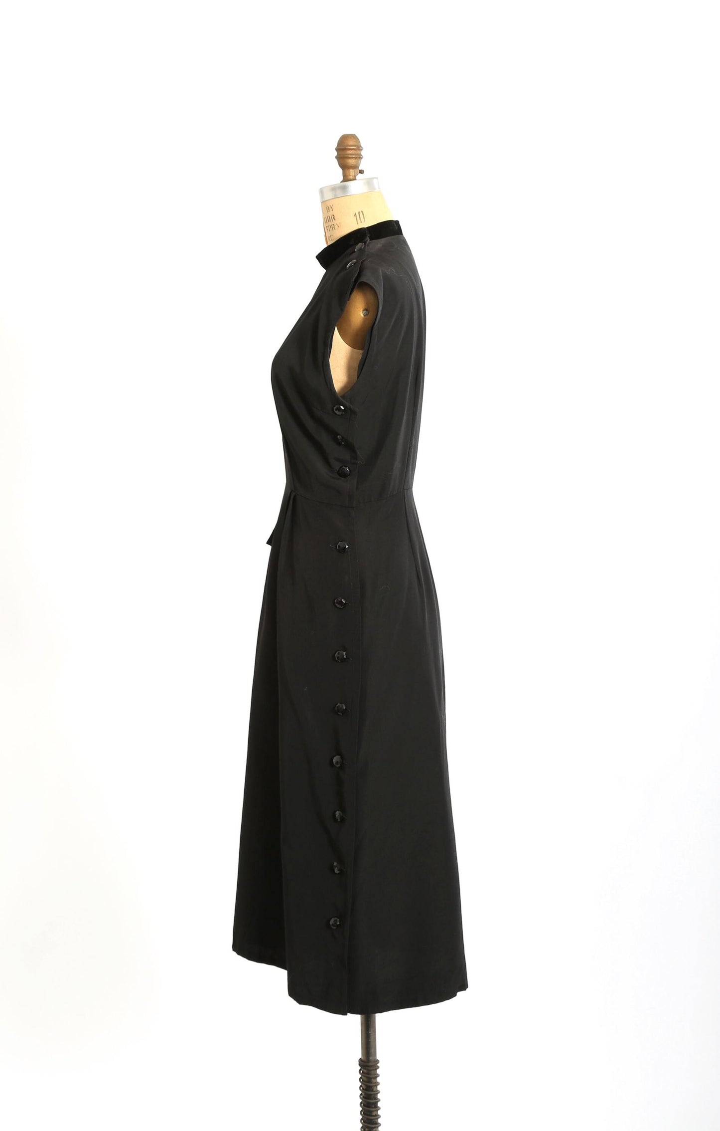 40s black dress