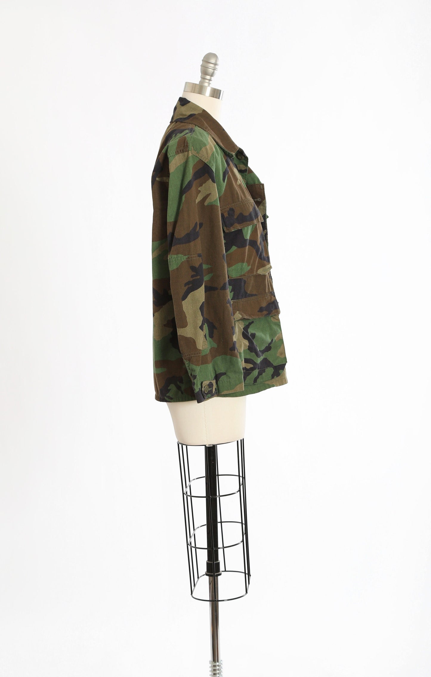 Military issue camo jacket | US NAVY stenciled Camouflage jacket