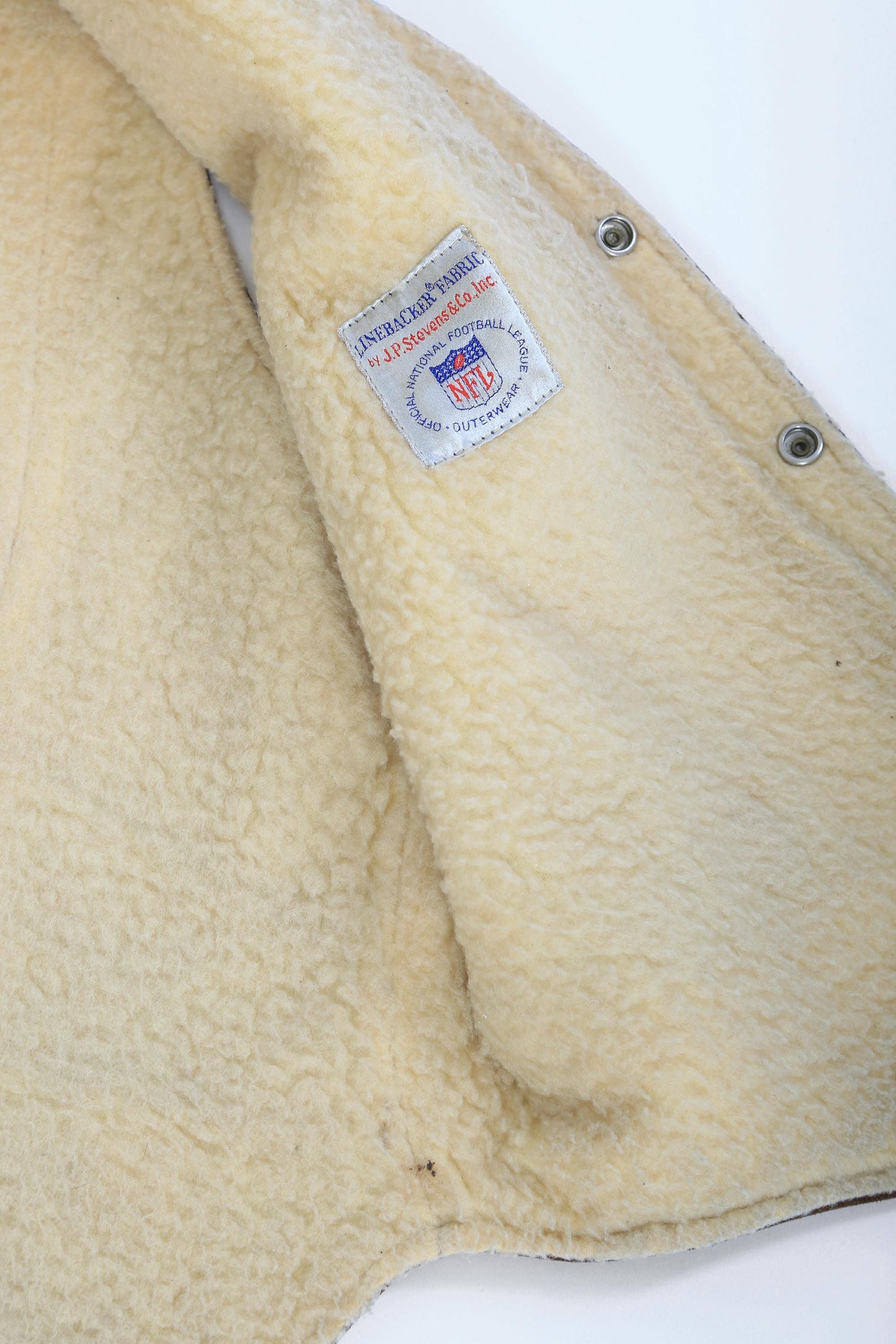 Vintage 70s Ranchwear Sportswear NFL linebacker brown suede leather vest