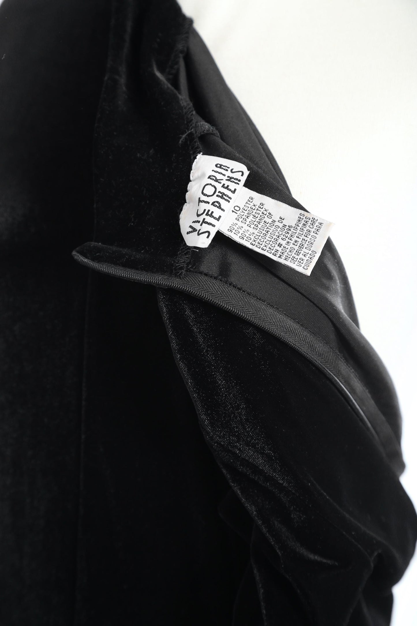Y2K black velvet jumpsuit