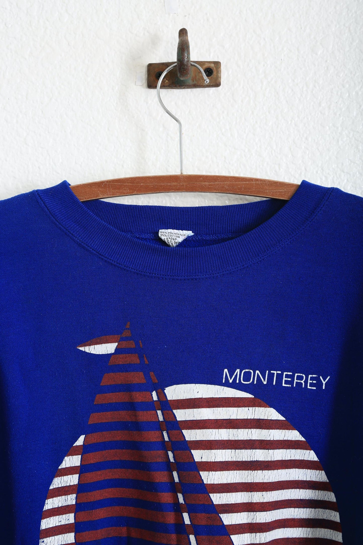 Vintage 90s Monterey California Nautical sailboat sweatshirt