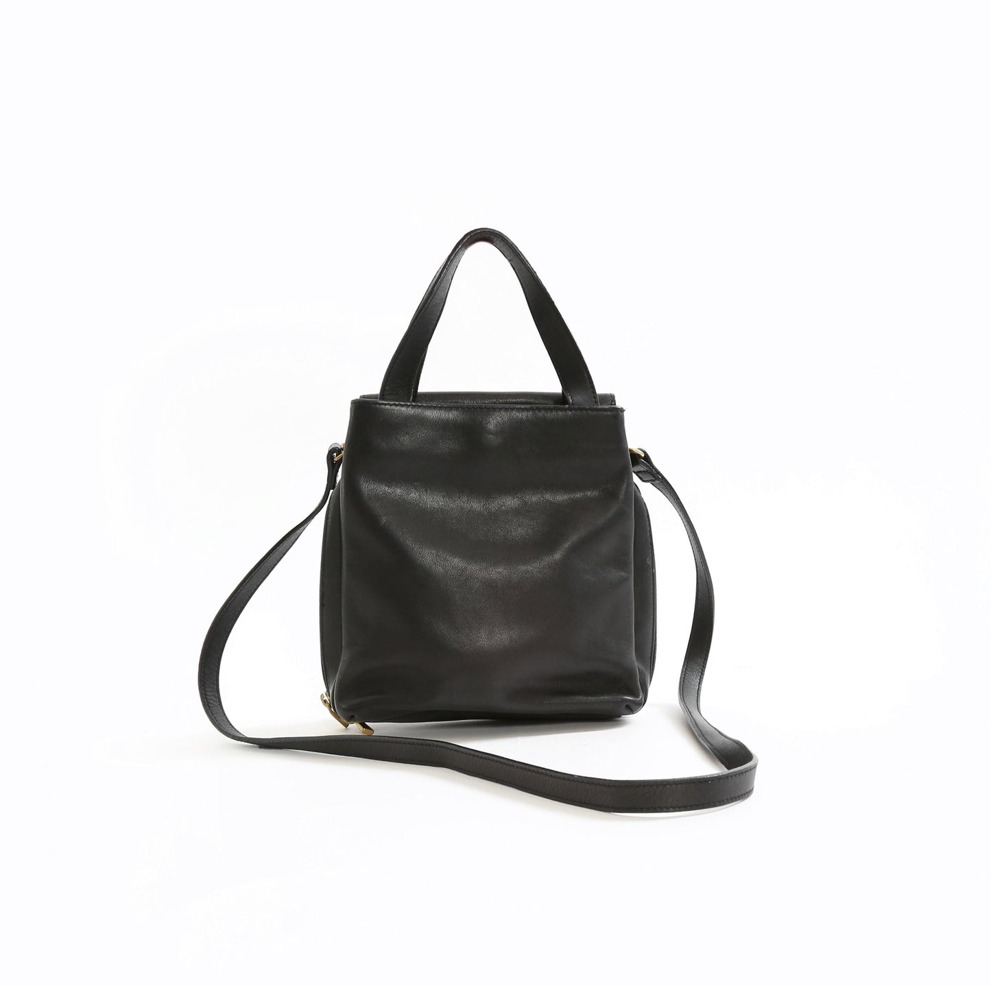 Vintage 90s Liz Claiborne Black leather purse crossbody