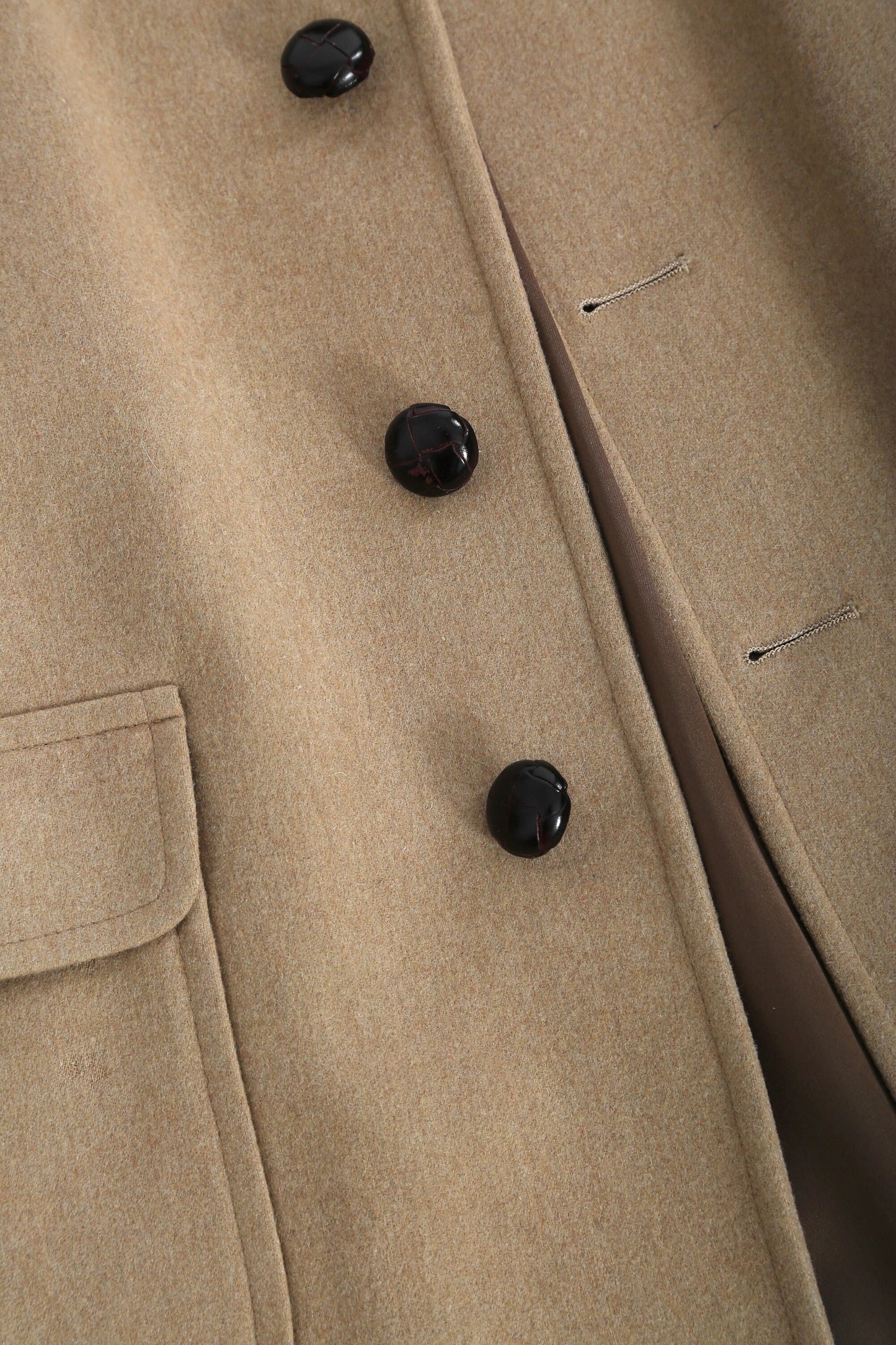Pendleton Men's wool coat | Vintage 1970s Pendleton camel brown wool coat 46 Long