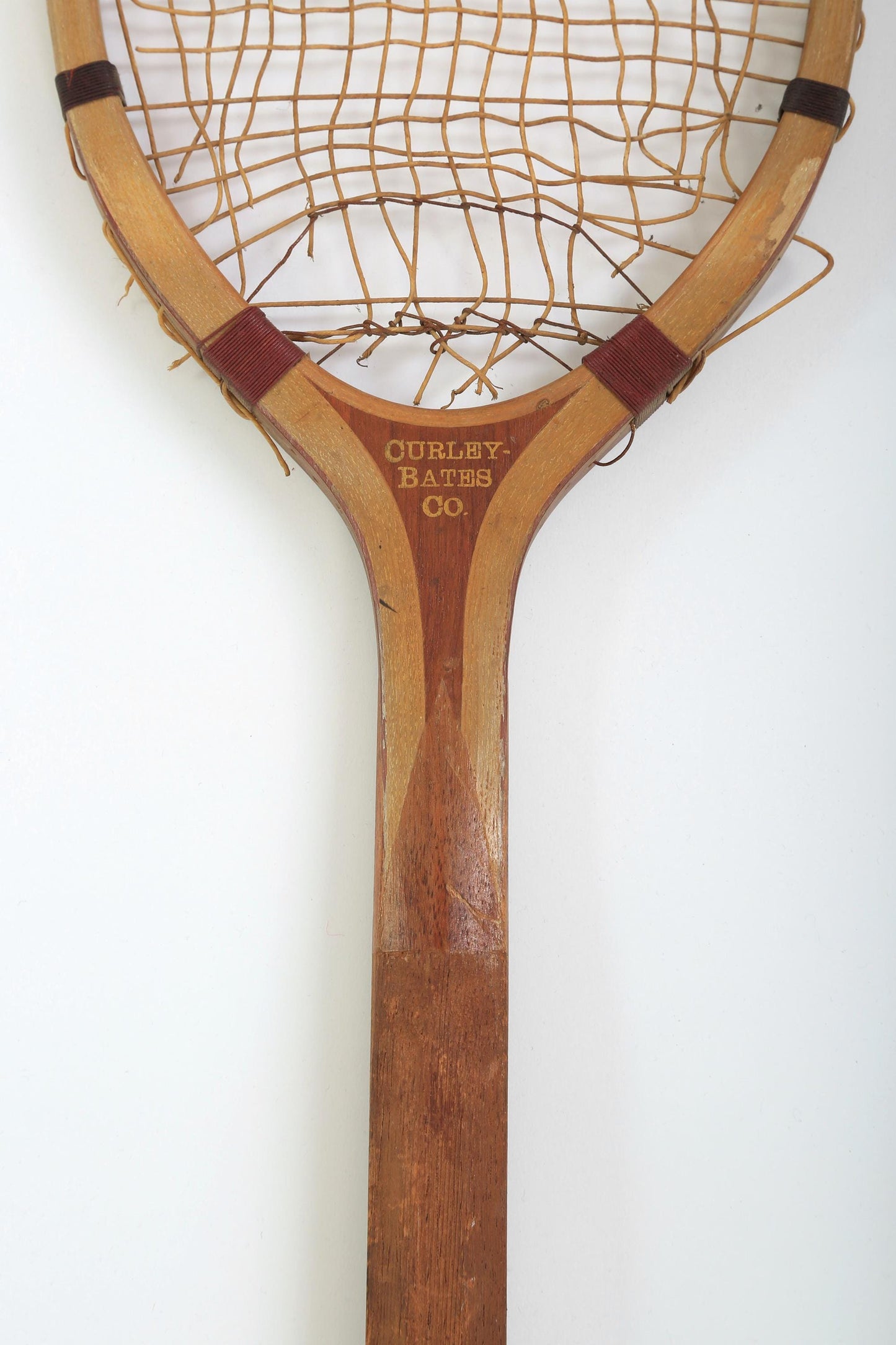 Antique 1900s Curley - Bates Co. San Francisco tennis Rackets wall art gallery wall