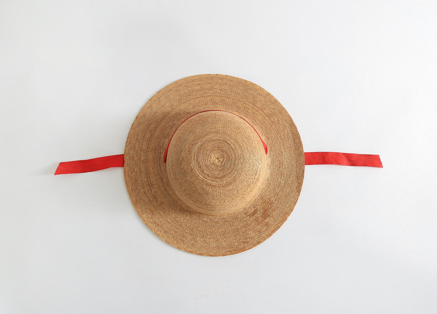 Vintage youth natural straw hat