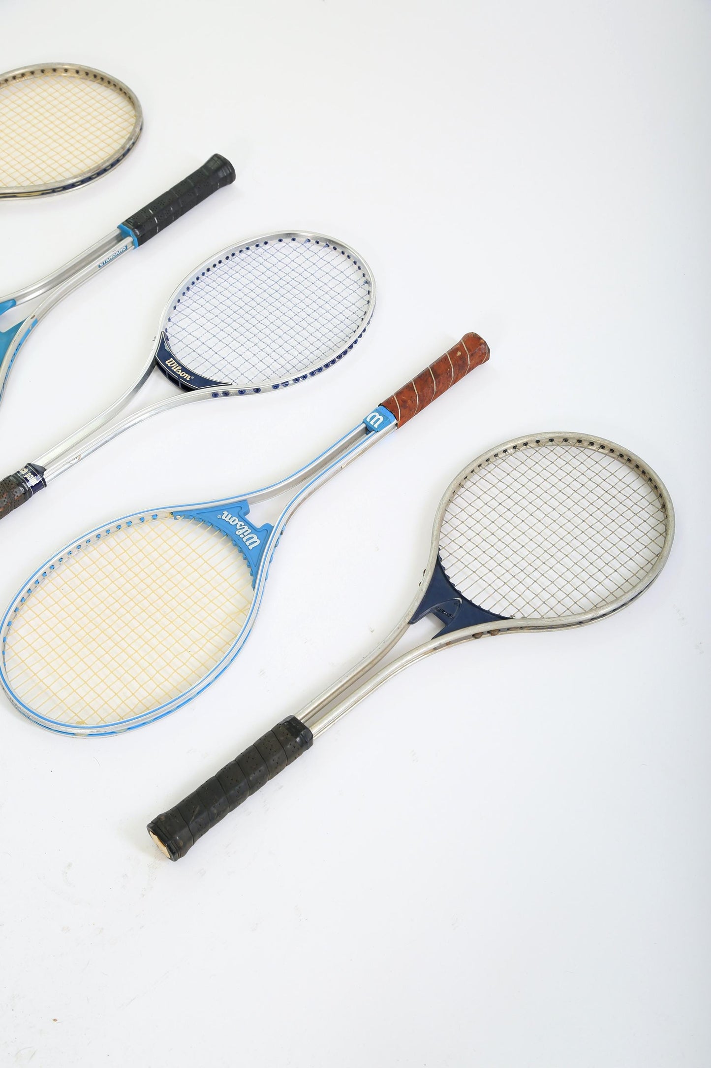 Vintage Tennis Rackets wall art gallery wall