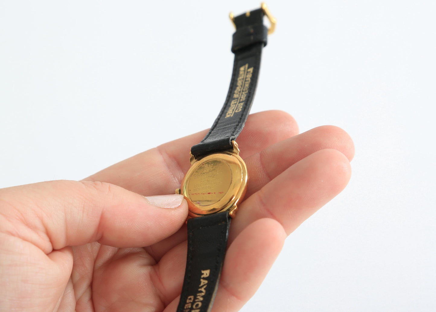 Vintage Raymond Weil Geneve 18K gold plated Woman's watch