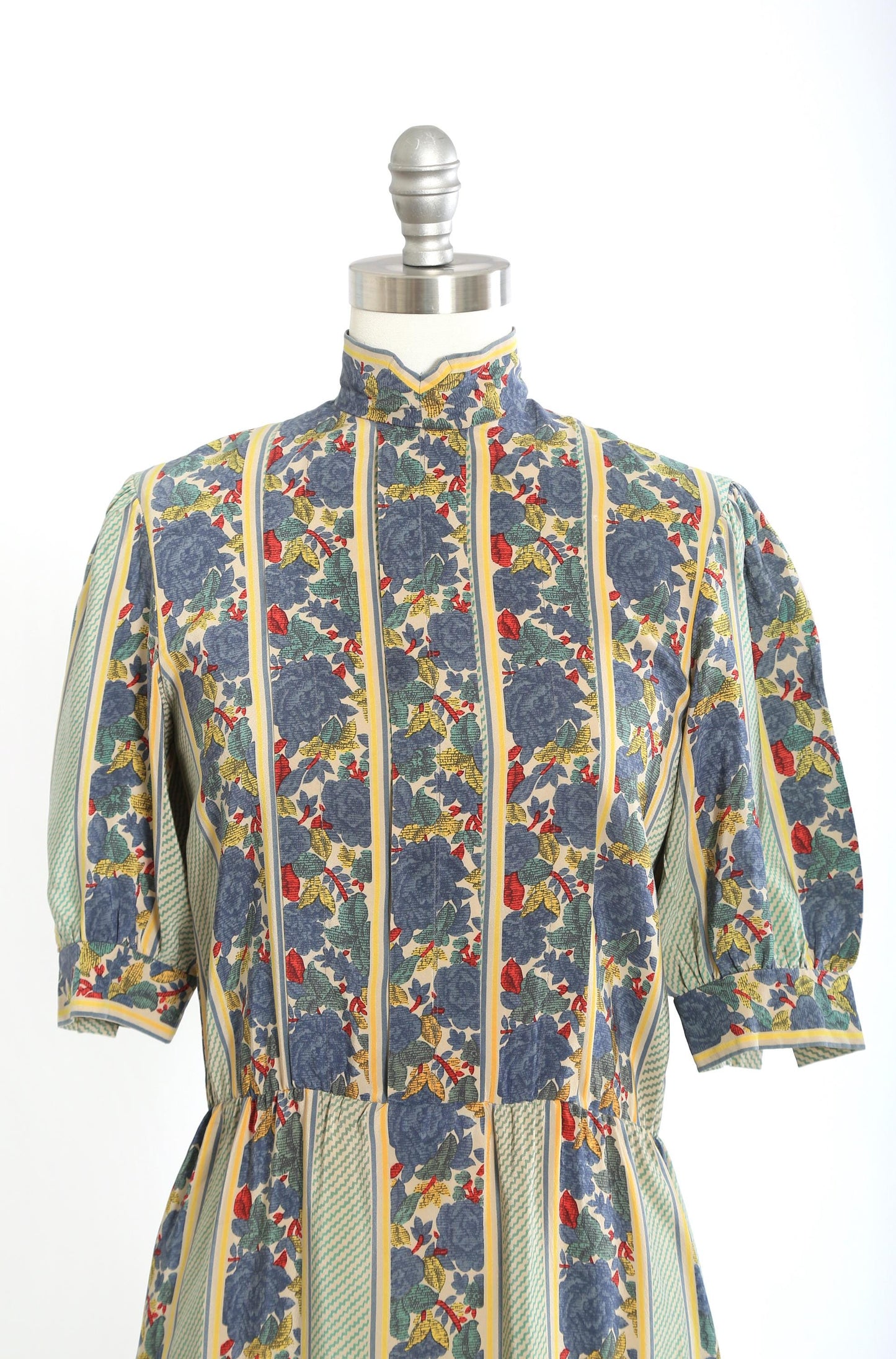 ALBERT NIPON Nipon boutique floral silk dress
