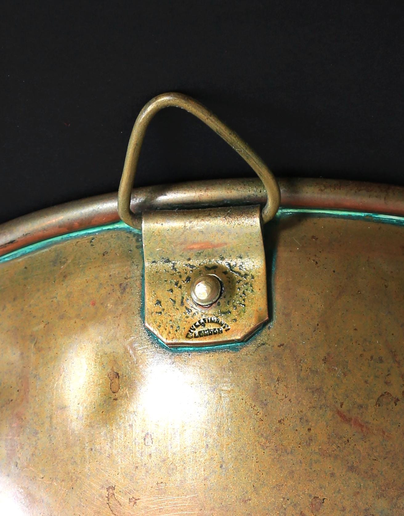 Vintage solid copper Chocolate bowl | DIVERTIMENTI OF LONDONS Copper mixing bowl