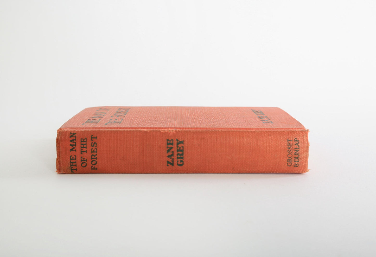 Antique 1920 The Man of the Forest A Novel by Zane Grey Grosset & Dunlap book