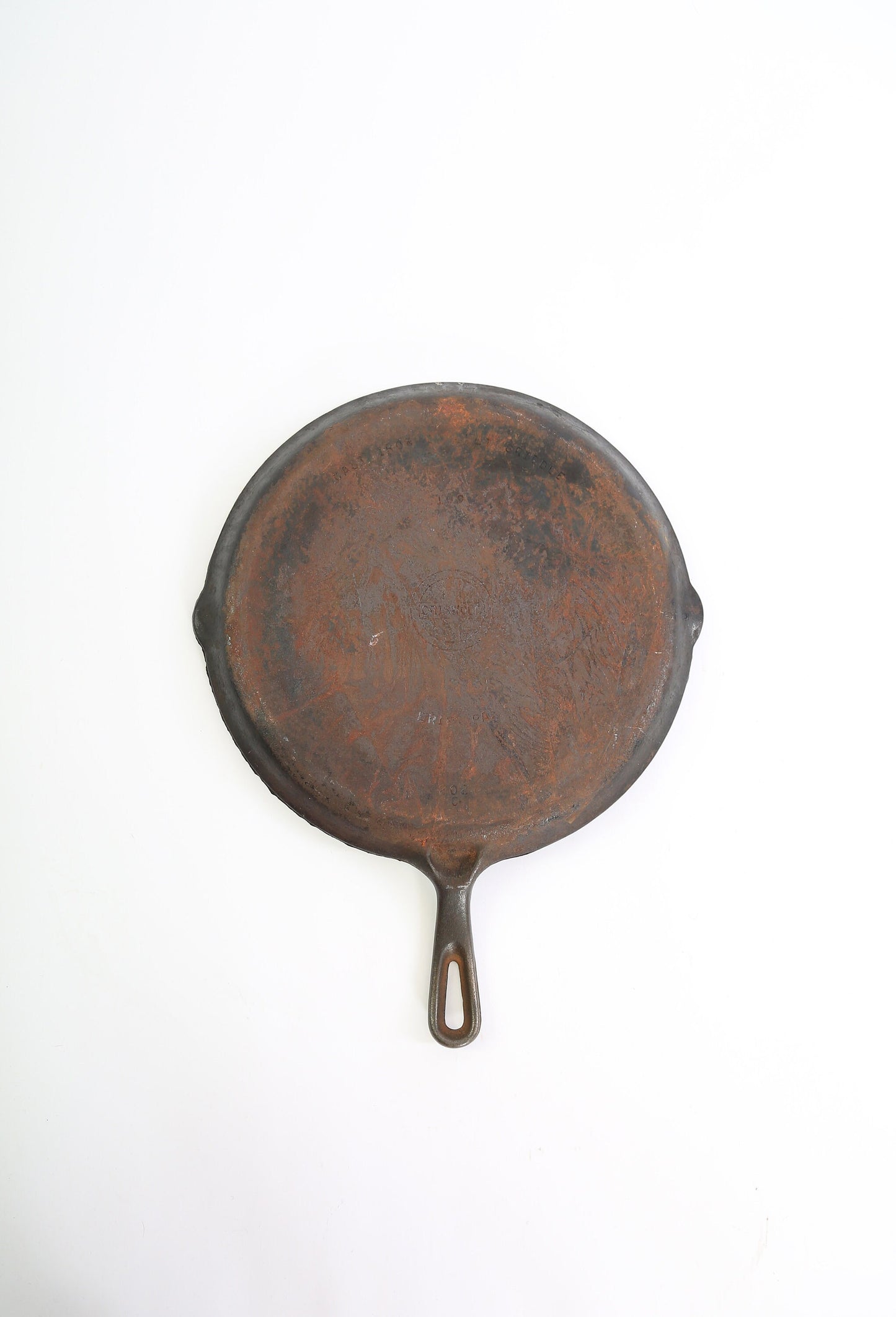 Vintage Griswold cast iron skillet griddle #109