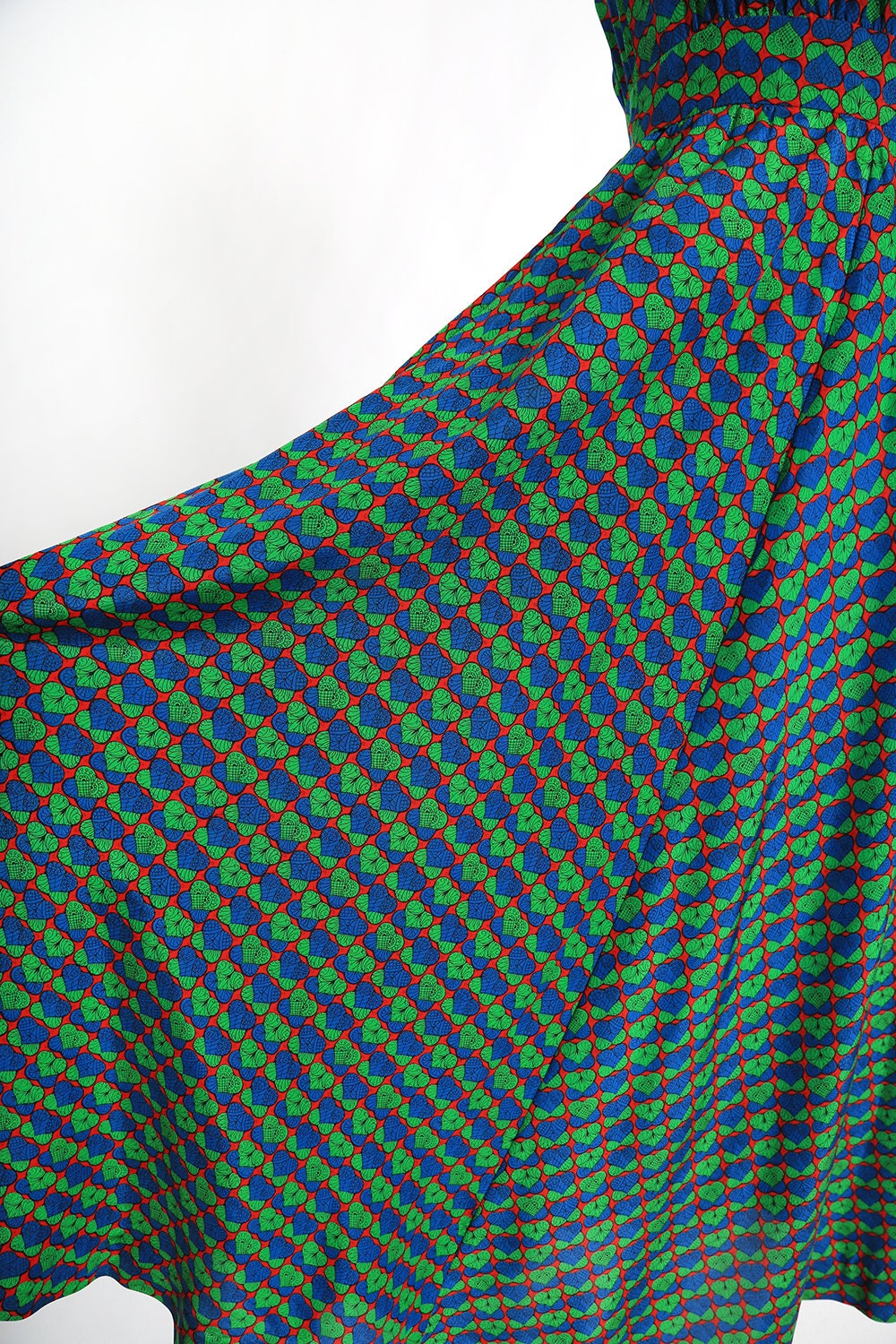 60s Lanz dress | Vintage 1960s Lanz Heart print maxi dress