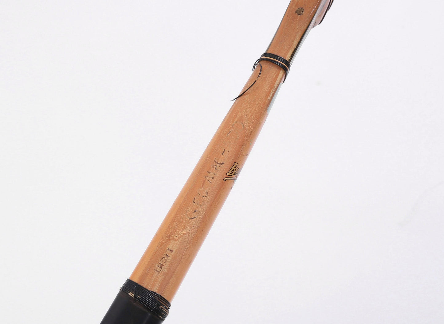Antique 1920s J.F. Bancroft Champion wood tennis Racket wall art gallery wall