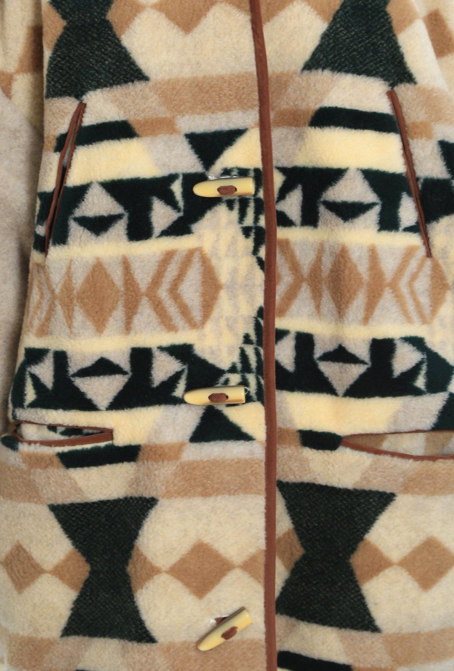 Vintage 90s oversized Southwestern blanket coat