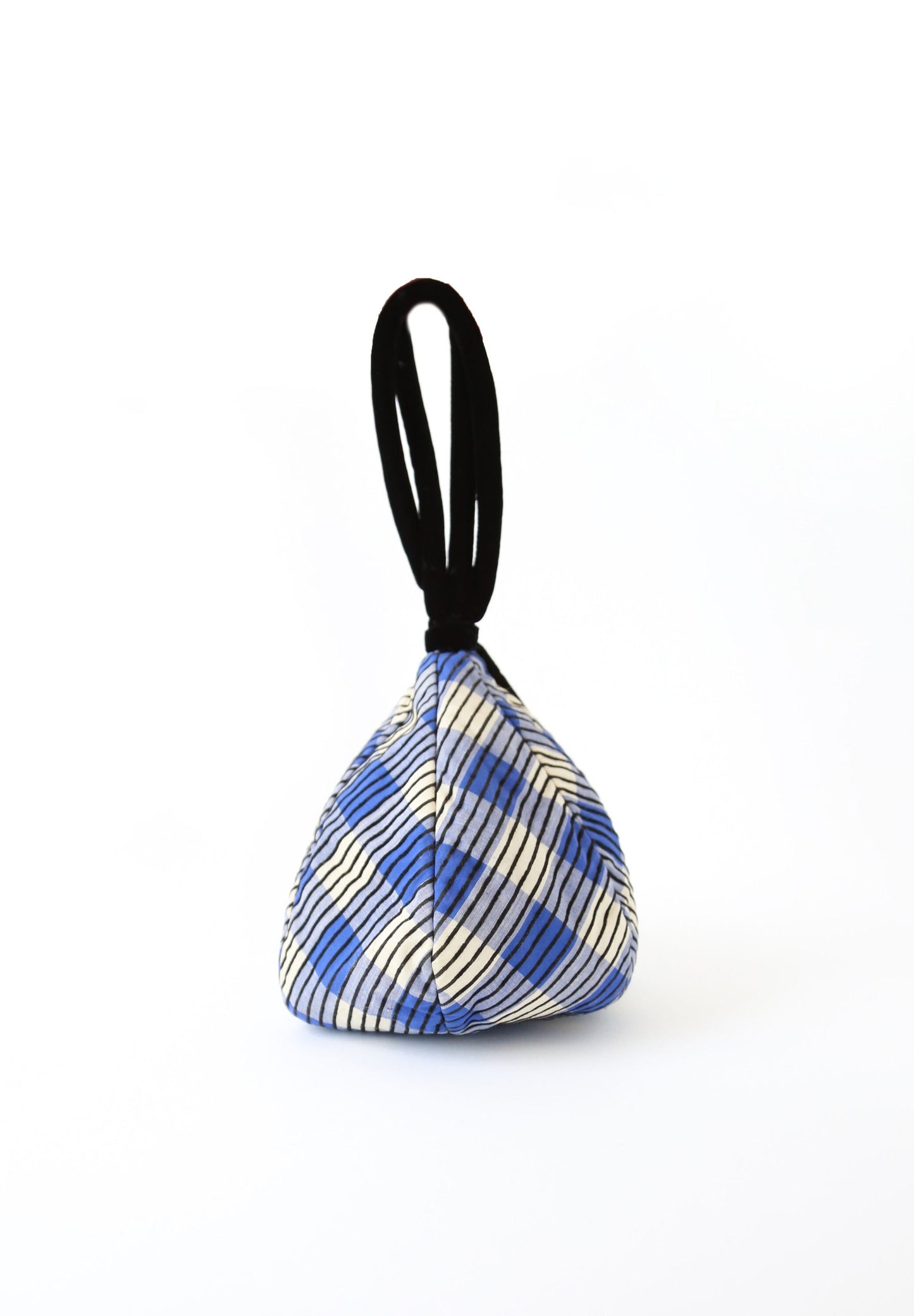 Vintage 40s velvet purse | 1940s single strap leaf purse