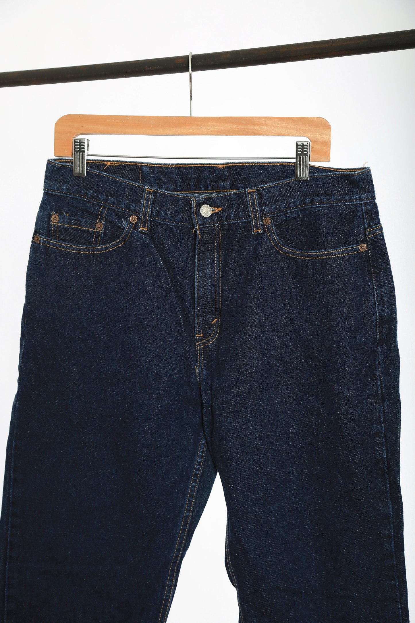 Vintage 505 dark wash boyfriend Levis Miss 14