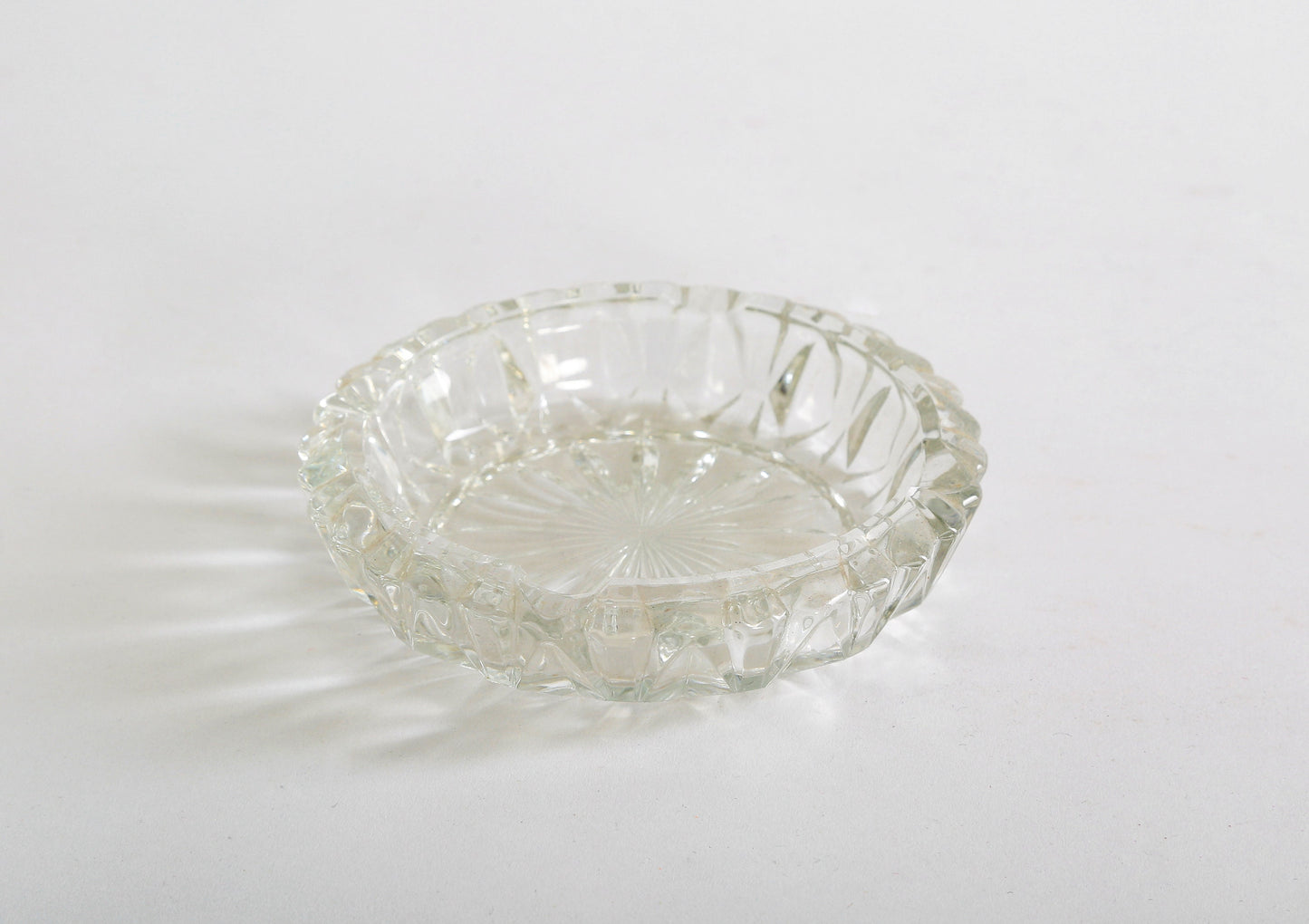 Vintage Noritake Hampton Hall clear glass Crystal Ashtray