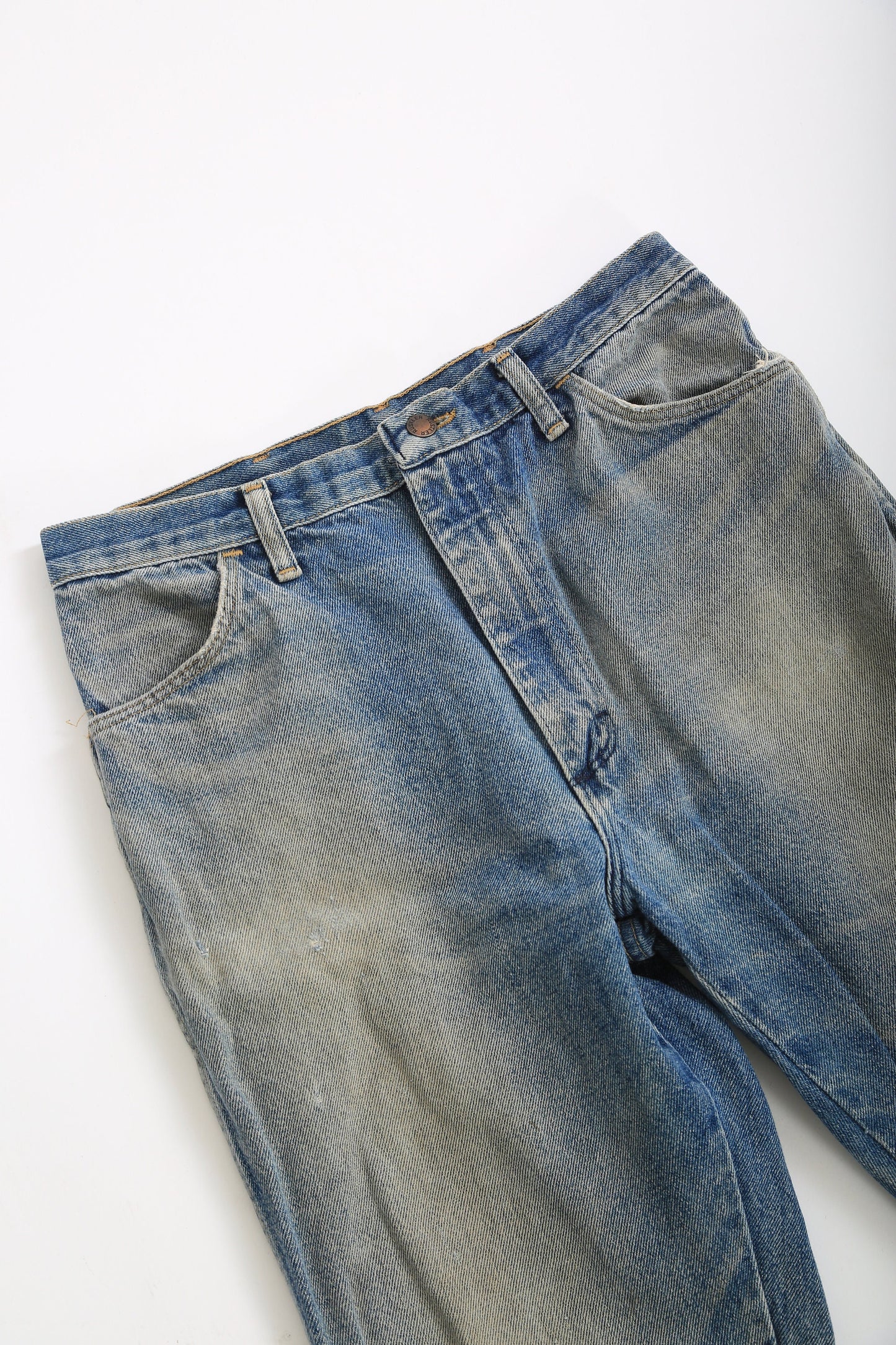 90s Rustler distressed blue Denim jeans 33 x 35