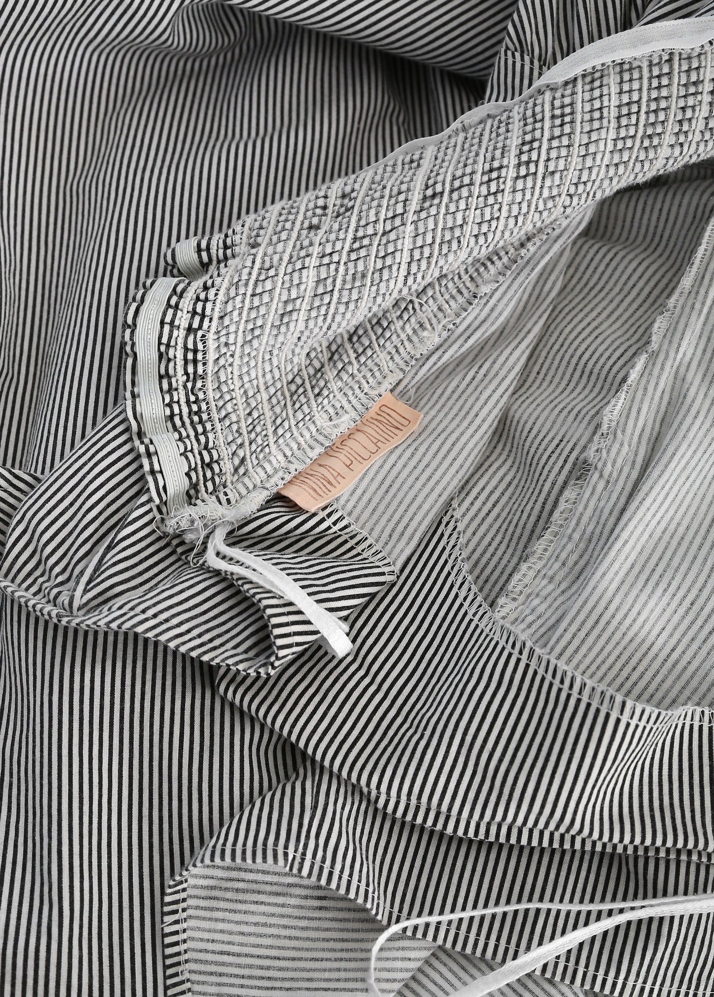 Vintage 80s does 50s striped cotton dress