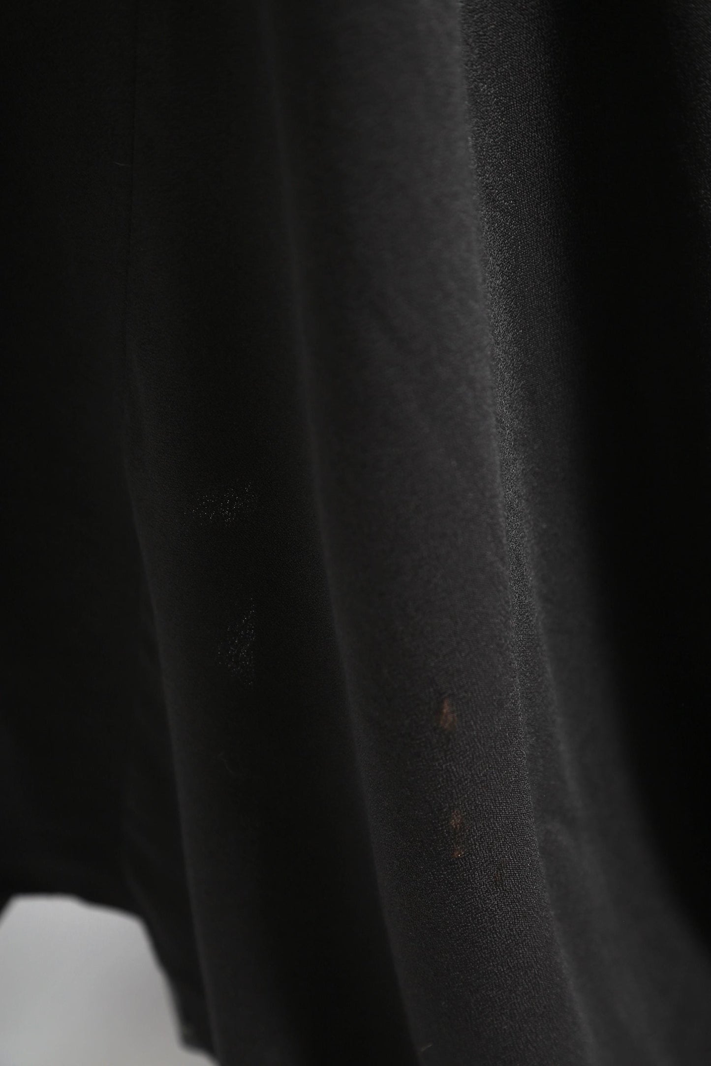 Vintage 90s black velvet deadstock gown