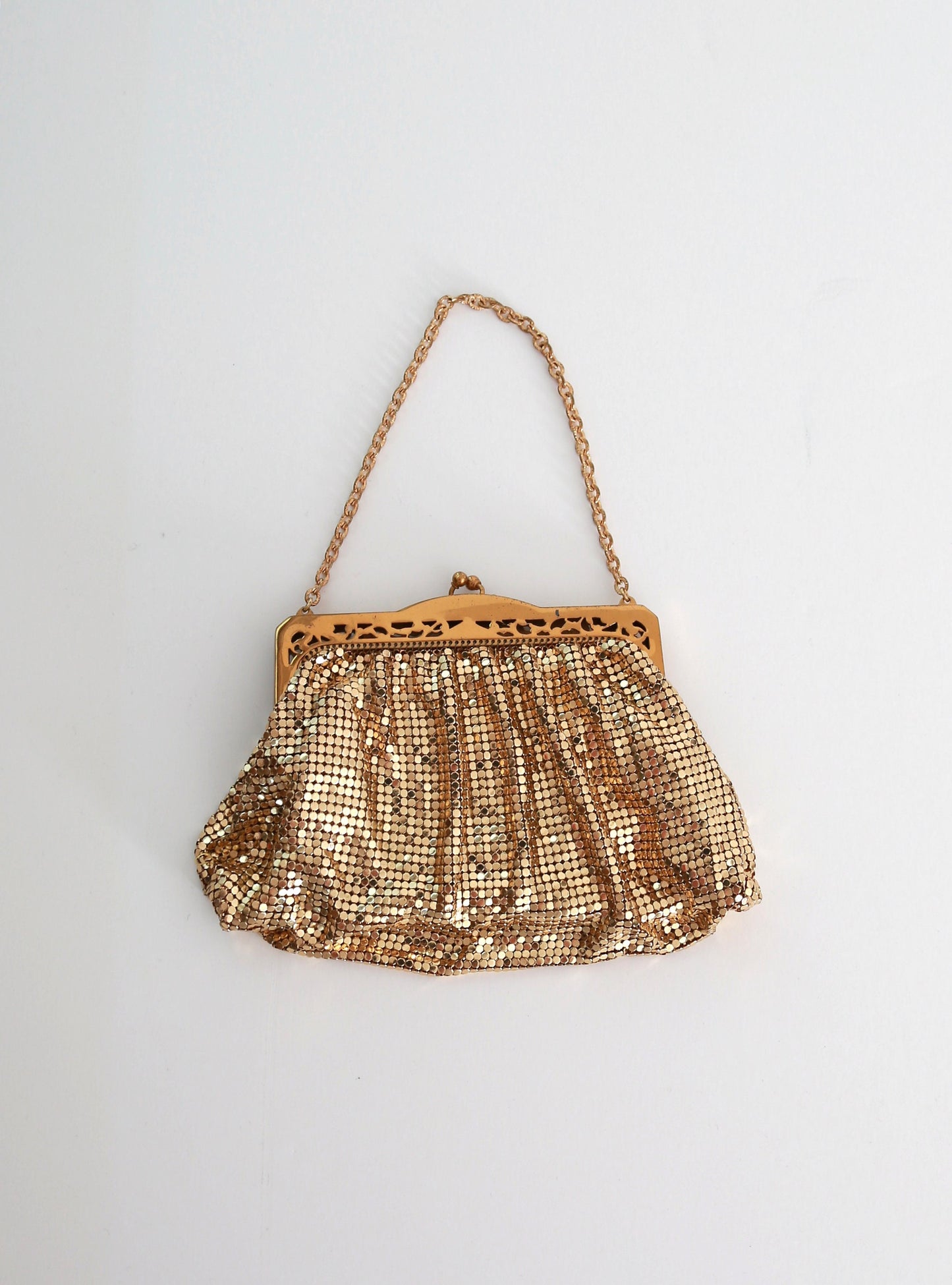 50s Whiting & Davis Gold mesh purse