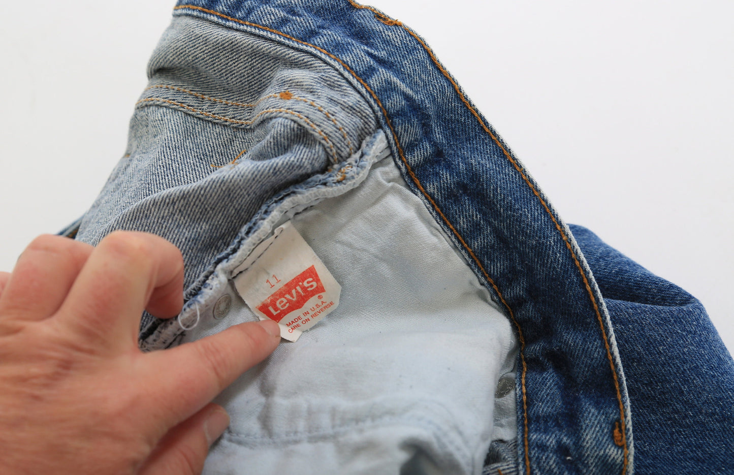 Y2K Levis | Vintage High waist button fly Levis blue jeans USA W27 L30 1/2