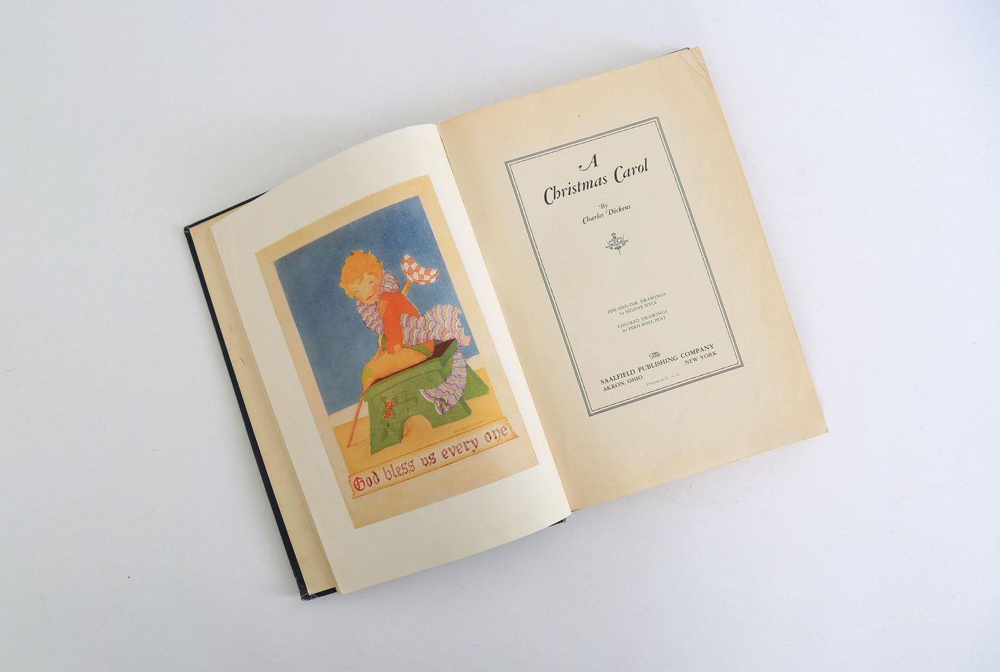 1929 A Christmas Carol book Charles Dickens
