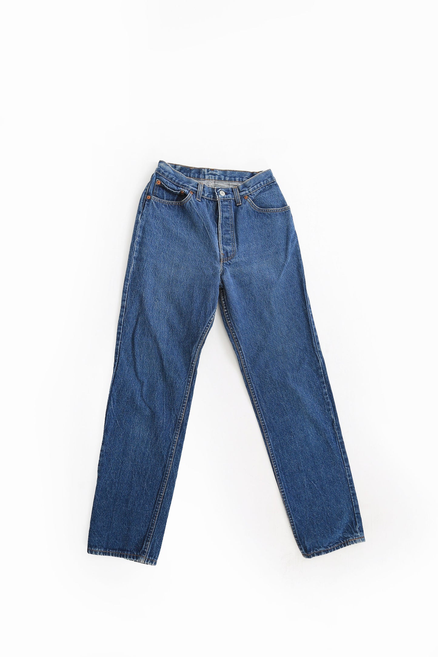 Y2K Levis | Vintage High waist button fly Levis blue jeans USA W27 L30 1/2