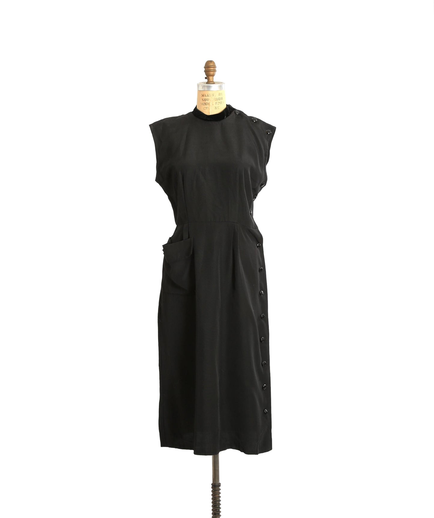 40s black dress
