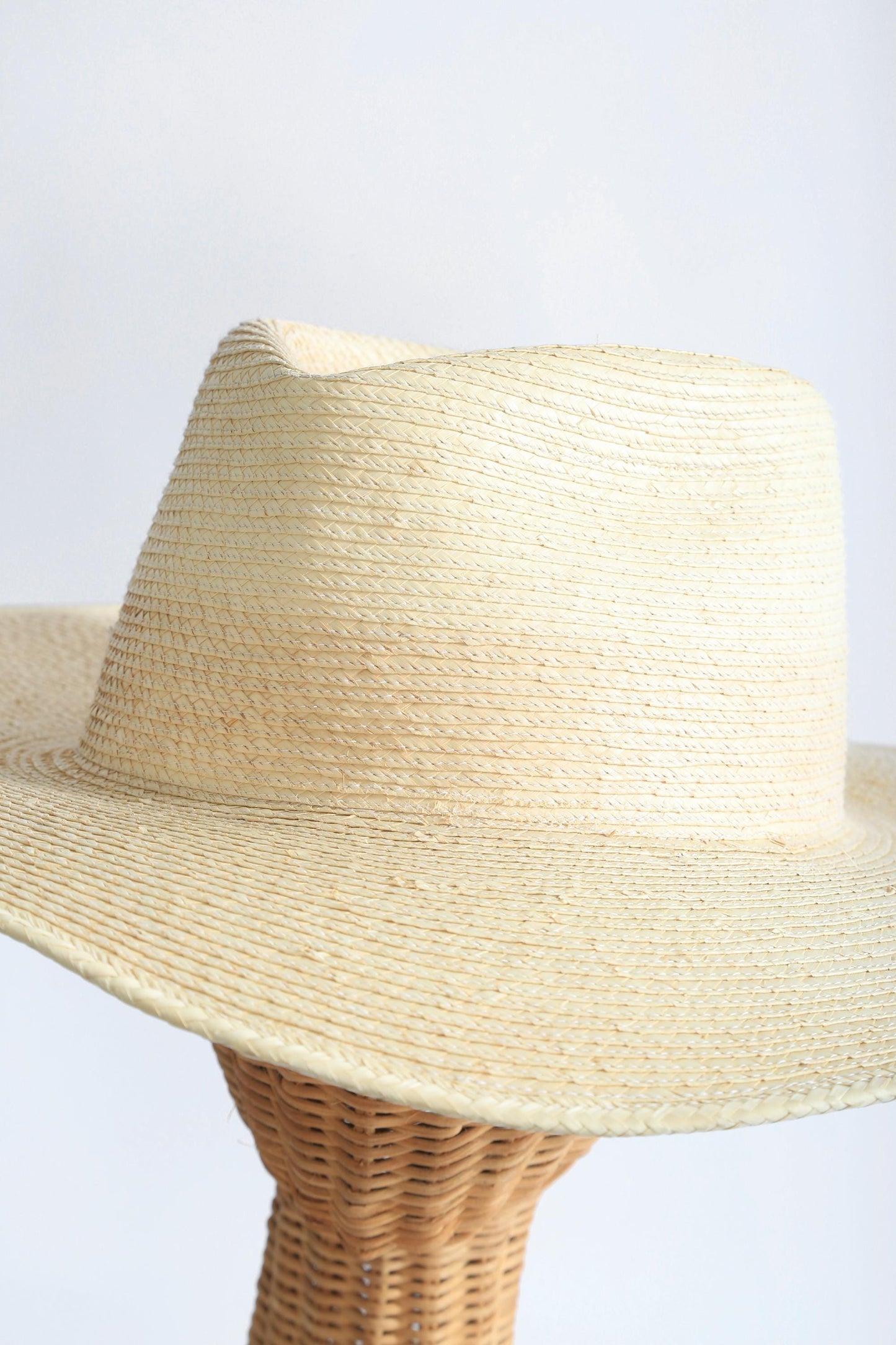 Vintage Sun Body palm leaf Ranch hat 7 3/4