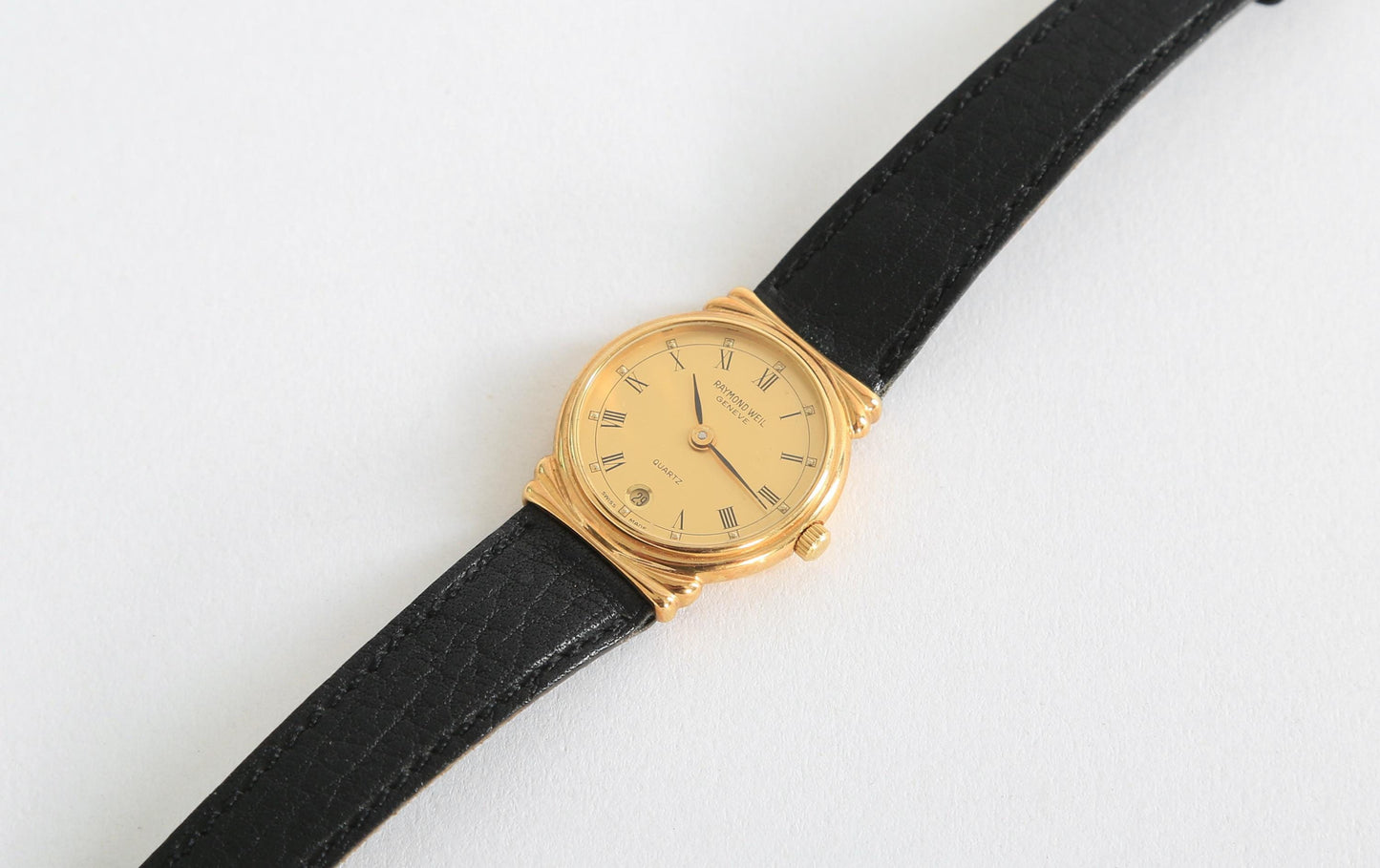 Vintage Raymond Weil Geneve 18K gold plated Woman's watch