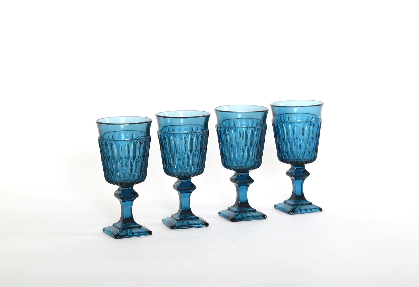 Mount Vernon Blue Indiana Glasses Set of 4