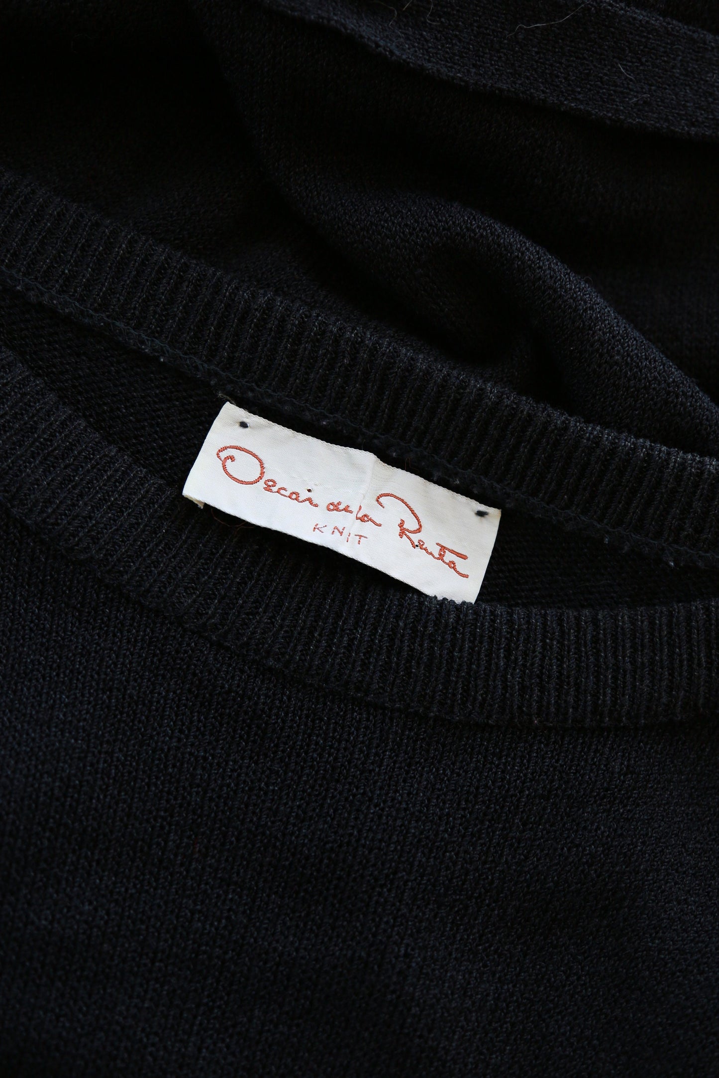 Vintage Oscar de la Renta knit dress