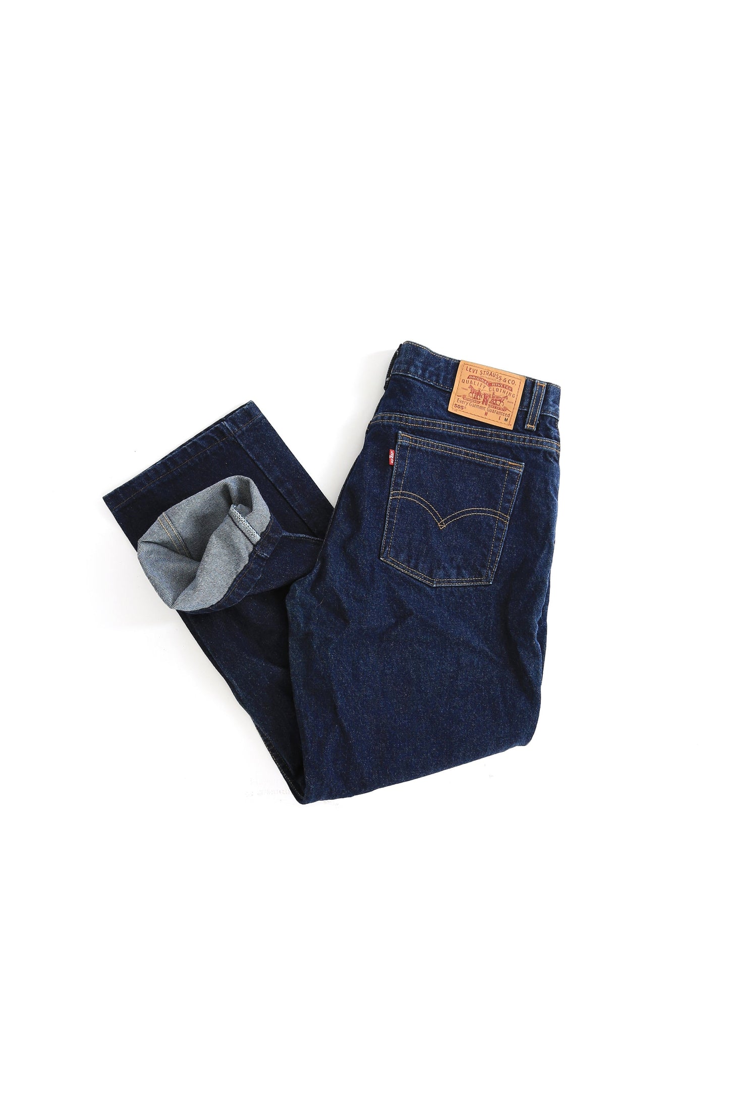 Vintage 505 dark wash boyfriend Levis Miss 14