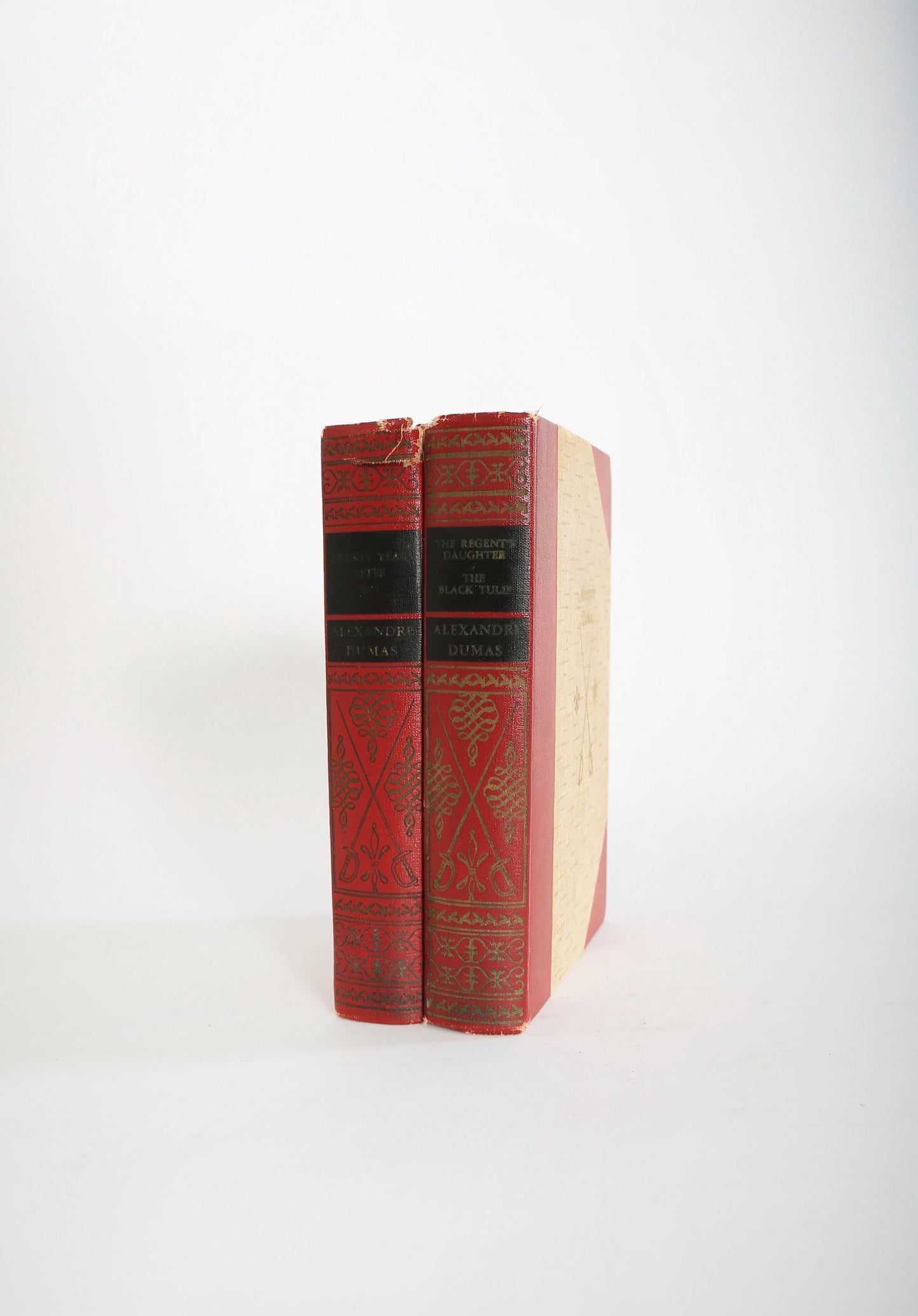 Vintage Alexandre Dumas books | The Regent's Daughter | Twenty Years After book set