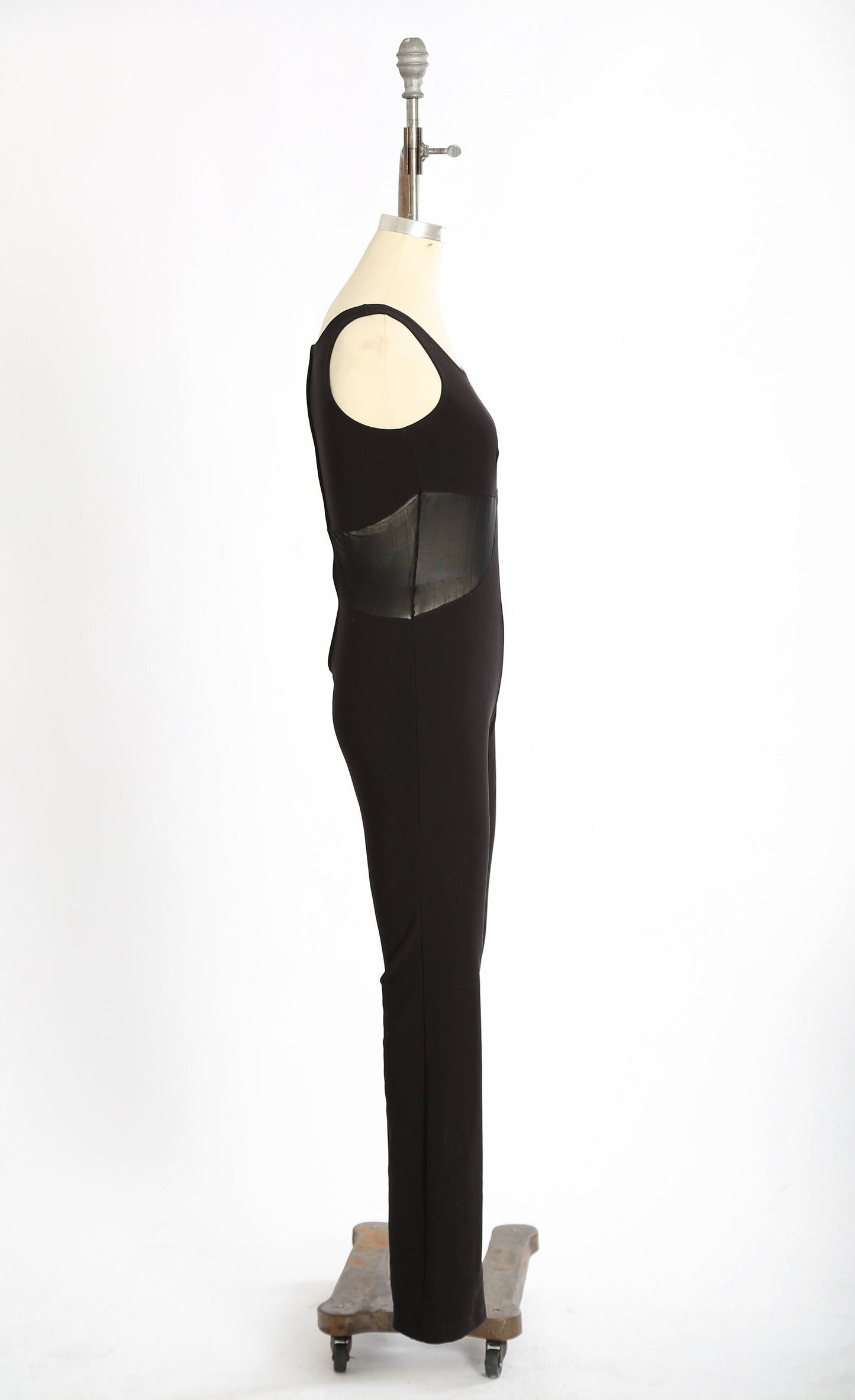 Vintage 90s black sexy cutout stretch jumpsuit