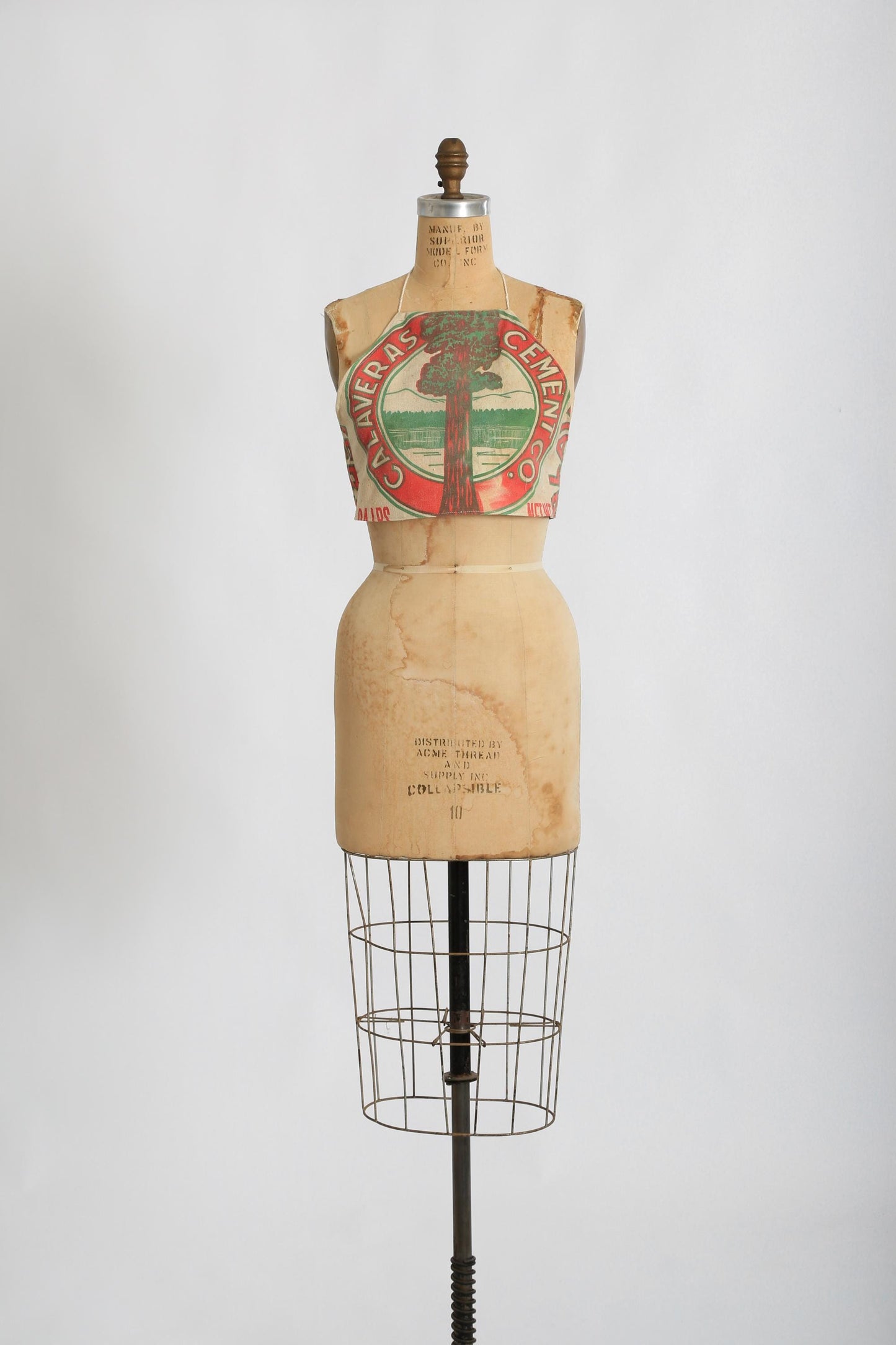 Vintage Hand made "Feedsack" halter top | Vintage 1940s halter top