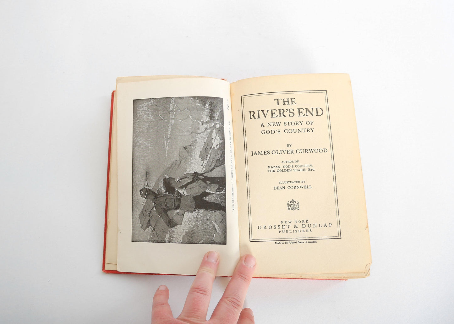 1919 The River's End James Oliver Curwood book